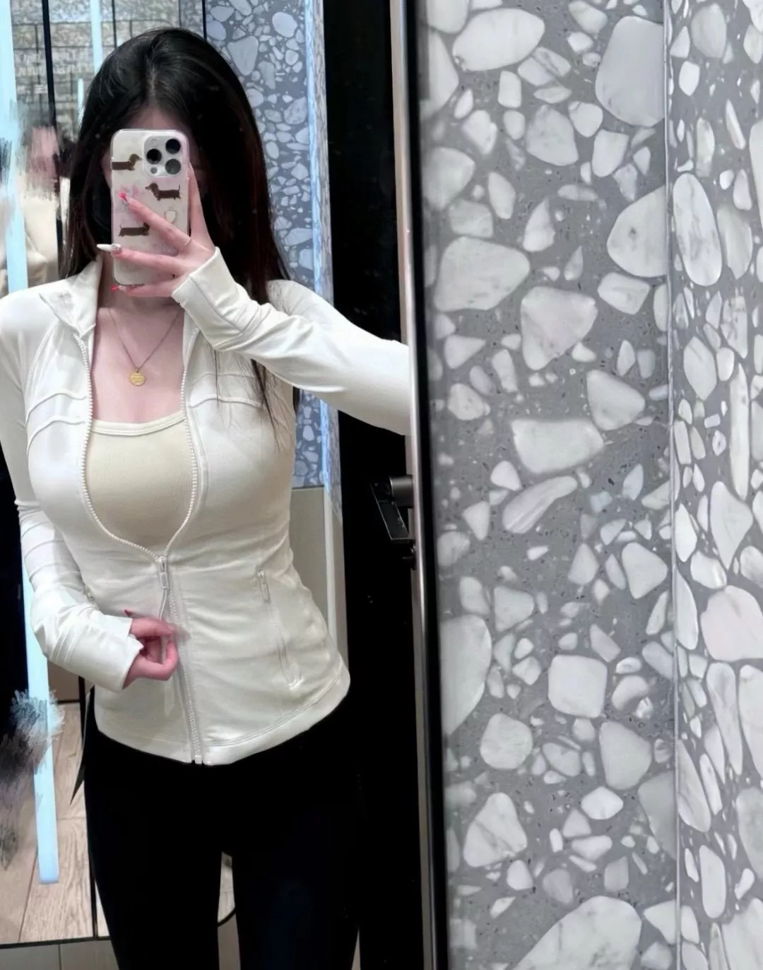 룰루레몬 누루 원단 슬림핏 스포츠 재킷 상세 이미지 38