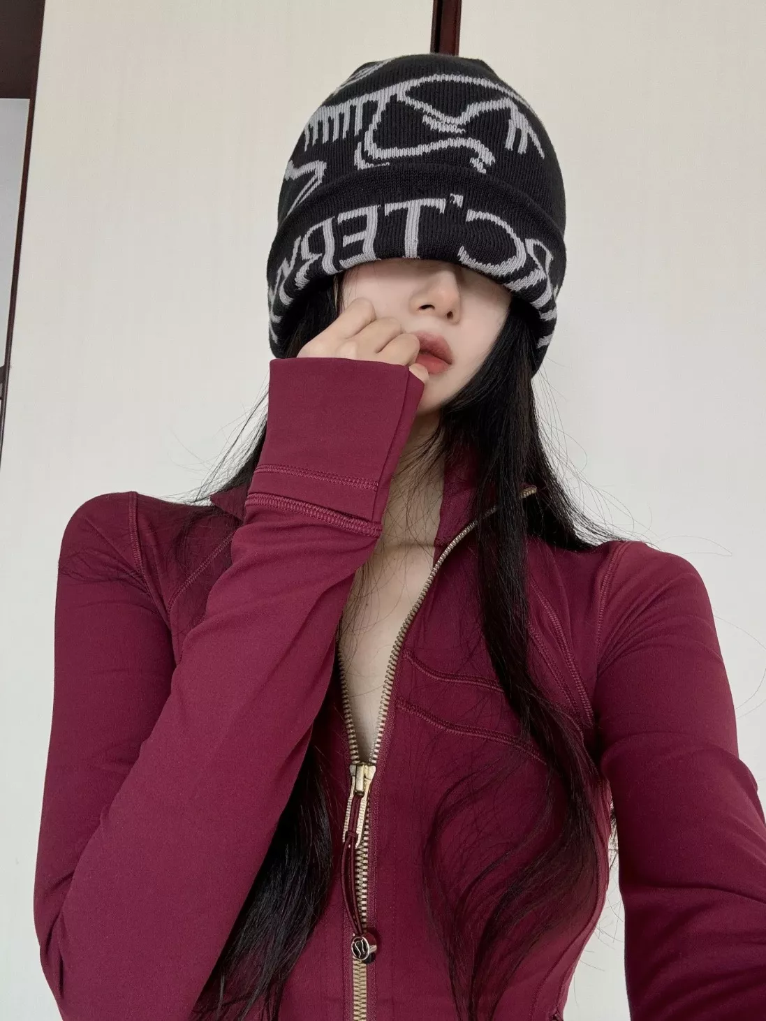 룰루레몬 골드 지퍼 슬림핏 운동 재킷 상세 이미지 35