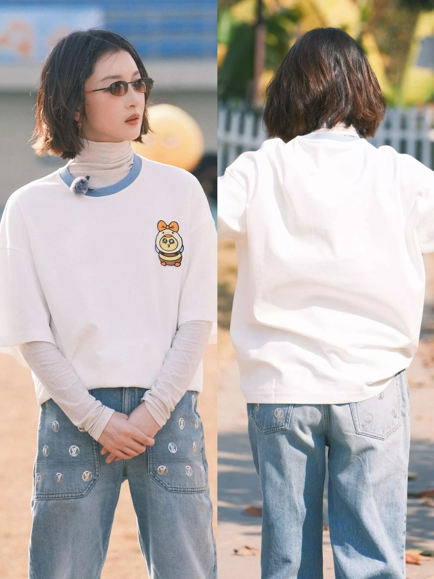 루이비통 모노그램 포켓 데님 팬츠 상세 이미지 17