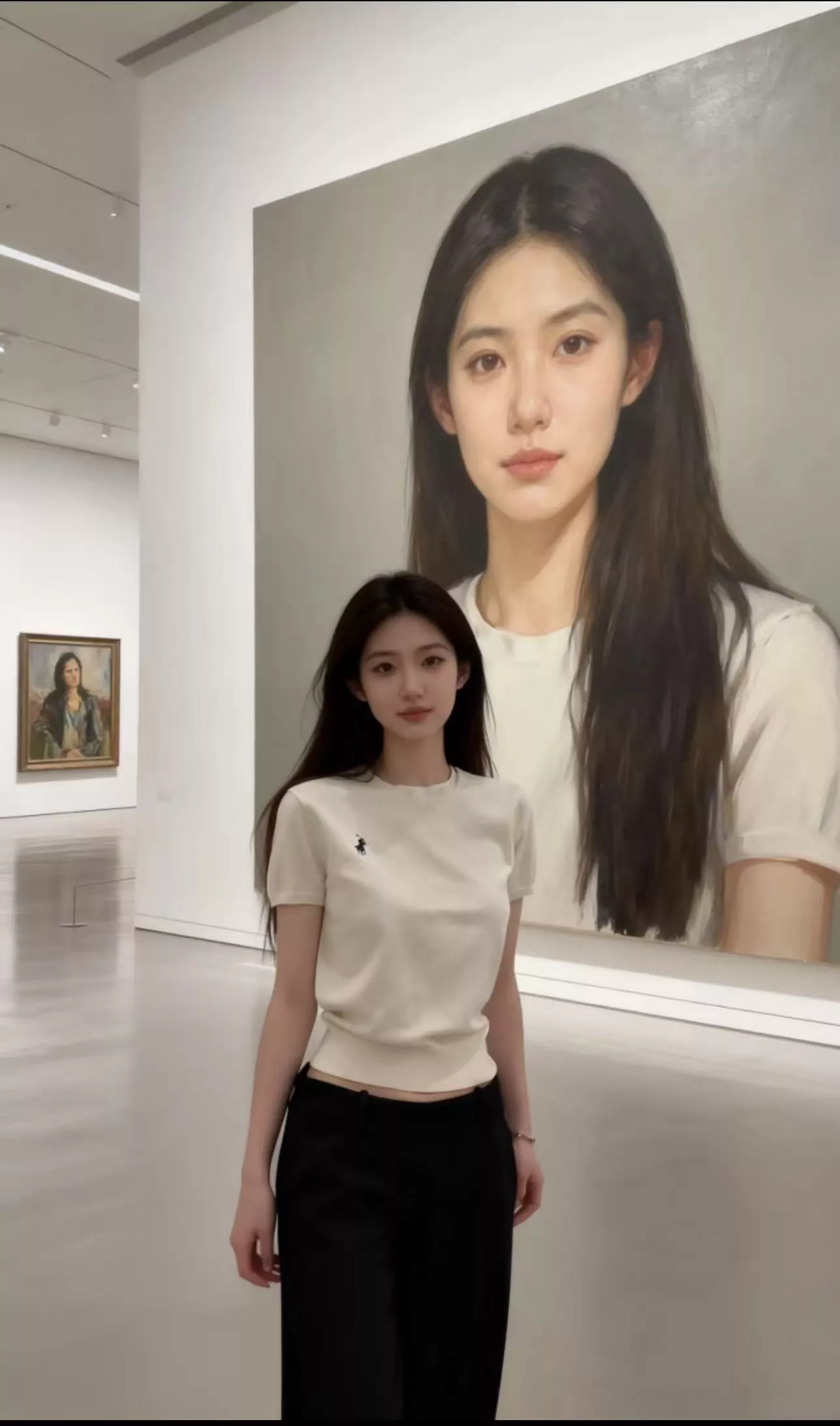 랄프로렌 여성 자수 포니 로고 반소매 니트 상세 이미지 17