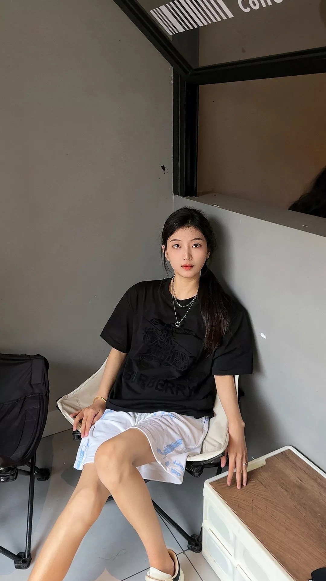 버버리 플로킹 전마 프린트 반팔 상세 이미지 18