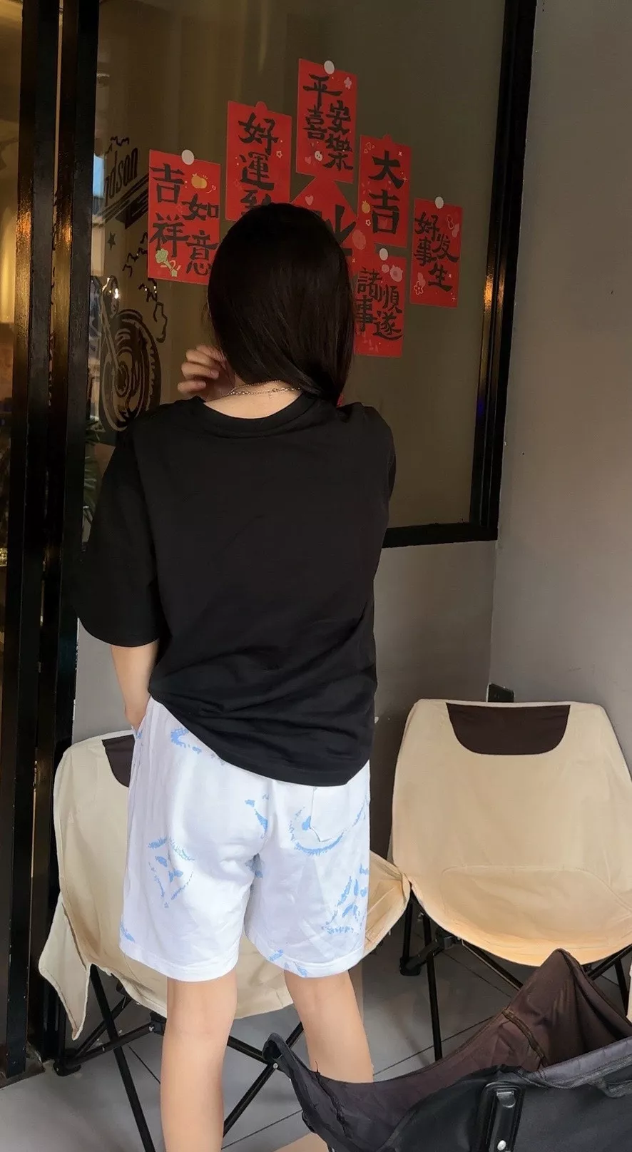 버버리 플로킹 전마 프린트 반팔 상세 이미지 13