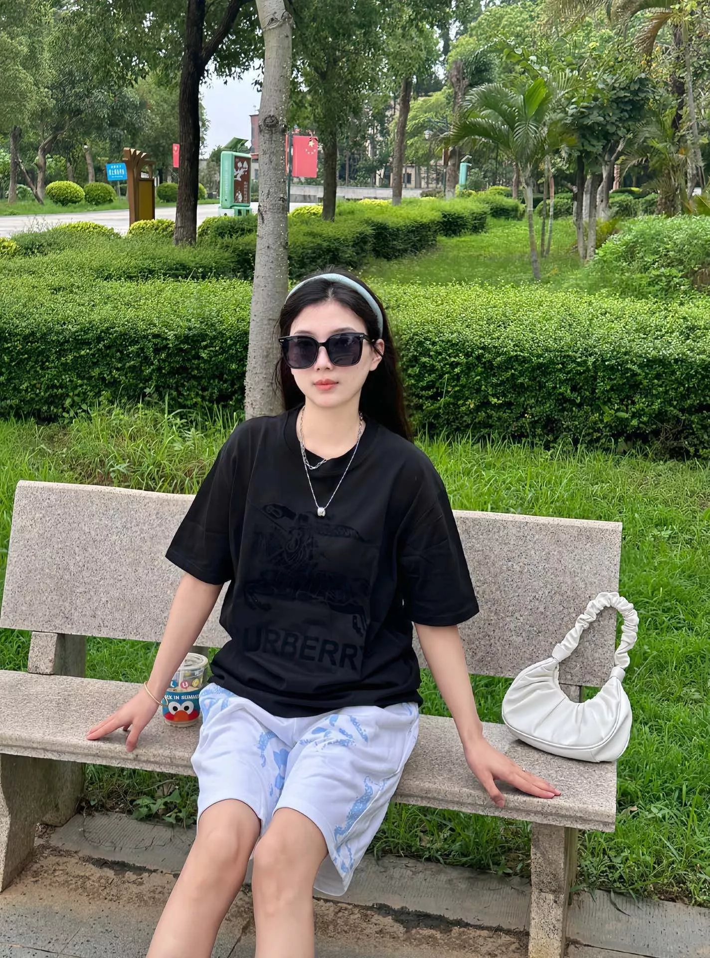 버버리 플로킹 전마 프린트 반팔 상세 이미지 19