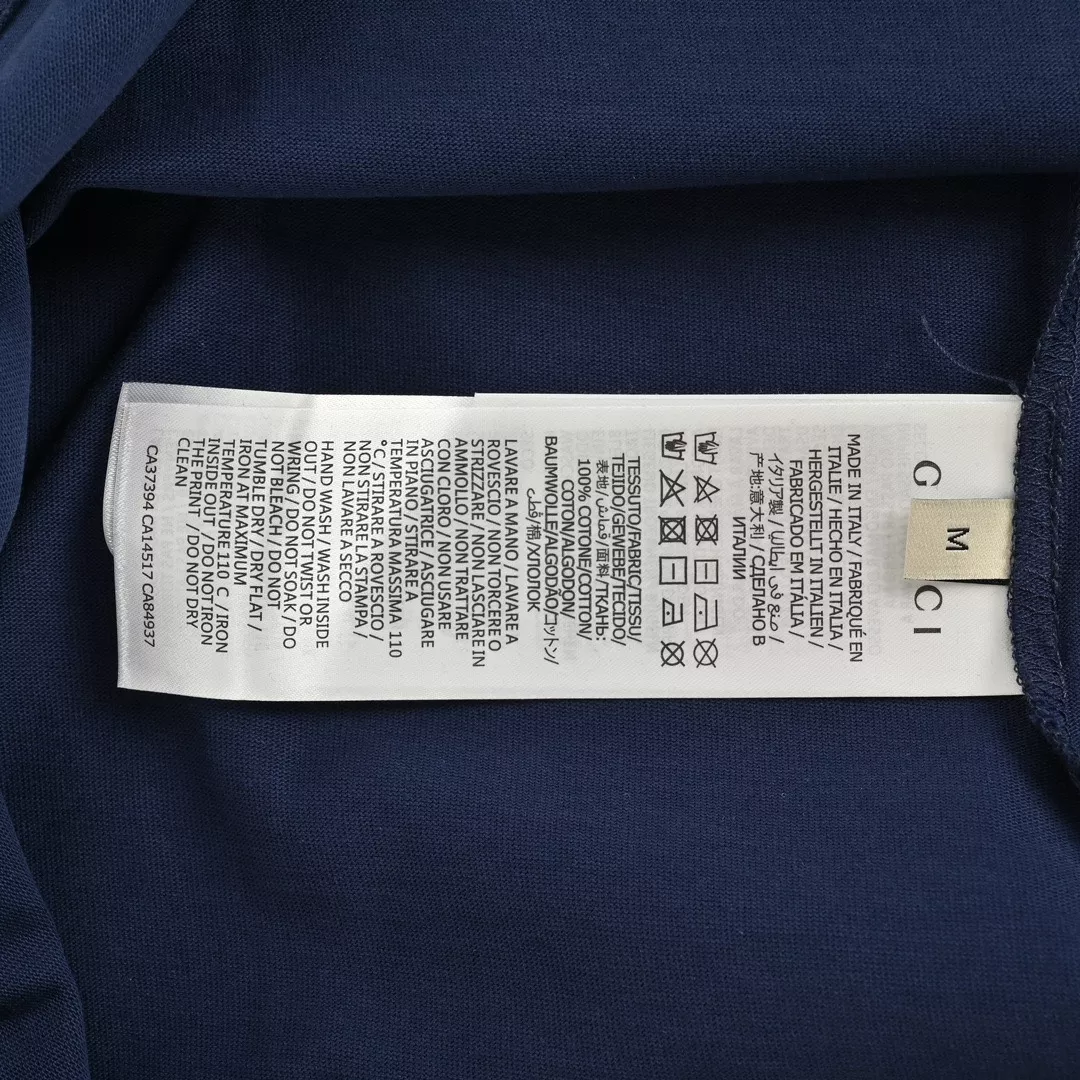 구찌 포켓 더블지 자수 반소매 티셔츠 상세 이미지 8