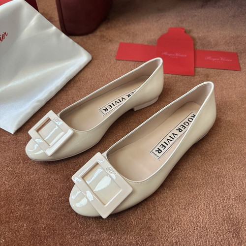 로저비비에 비비에 버클 장식 플랫 슈즈