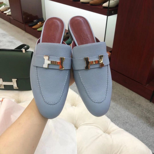 에르메스 H 버클 반슬리퍼 블로퍼