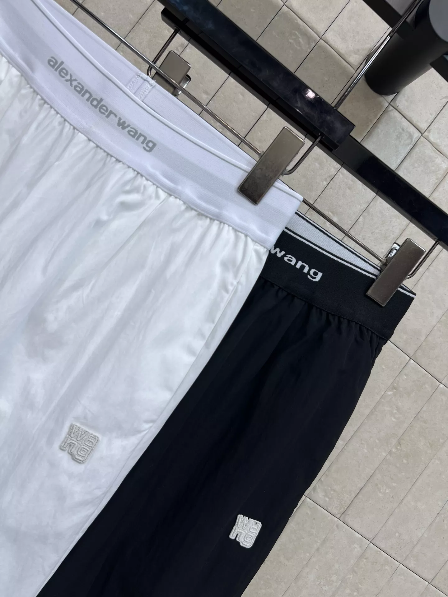 알렉산더왕 로고 밴딩 와이드 팬츠 상세 이미지 4
