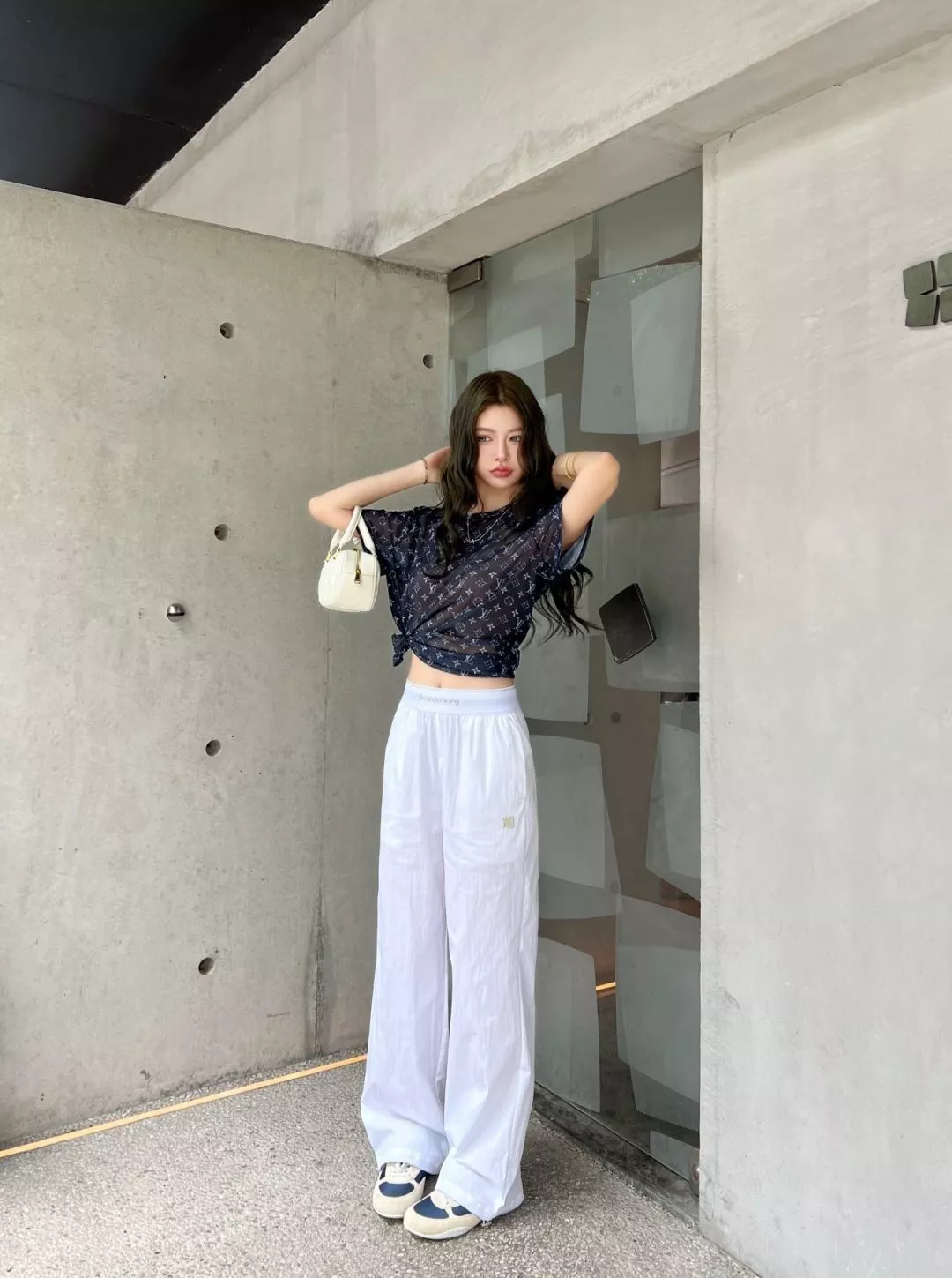 알렉산더왕 로고 밴딩 와이드 팬츠 상세 이미지 25