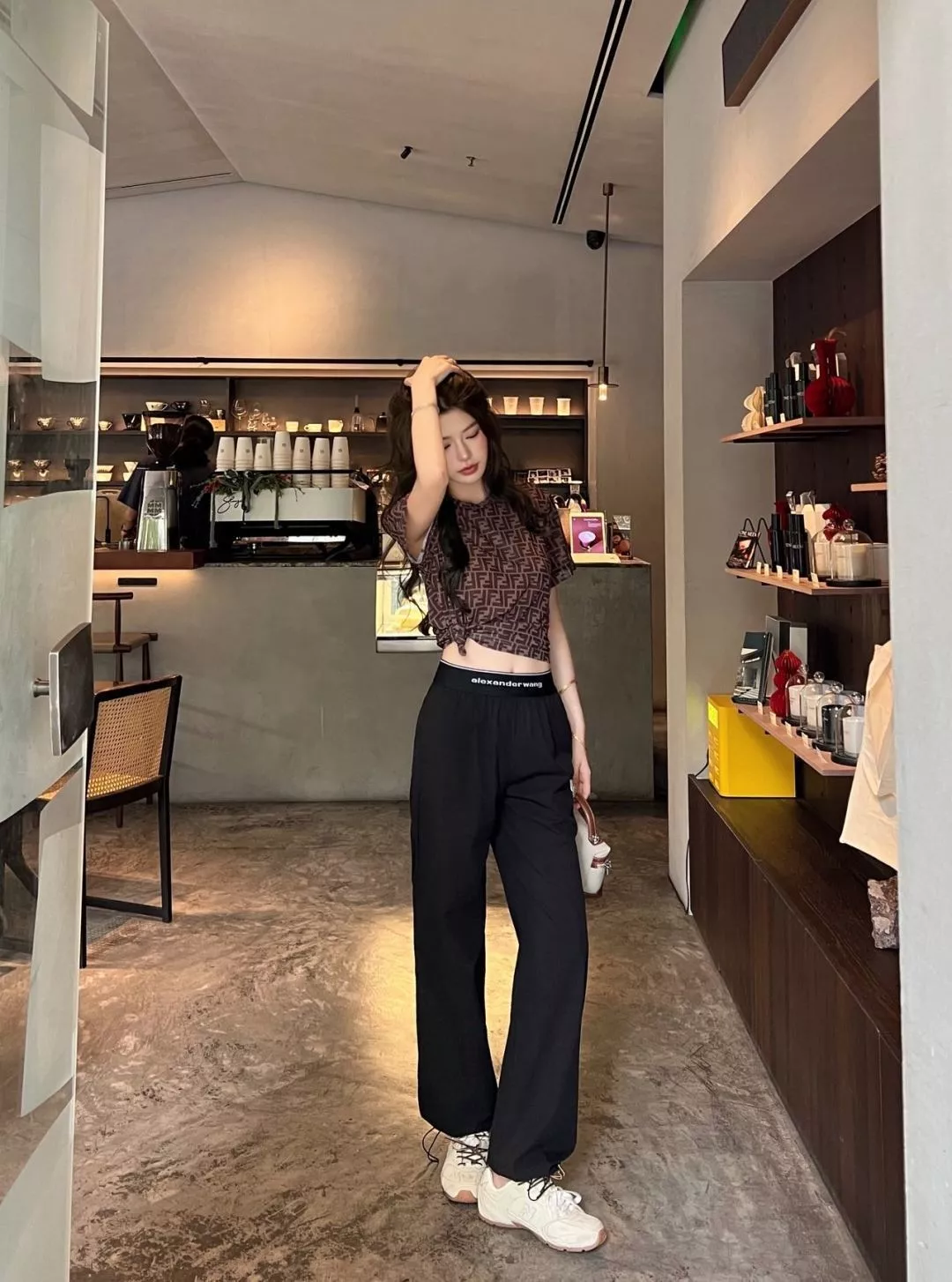 알렉산더왕 로고 밴딩 와이드 팬츠 상세 이미지 16