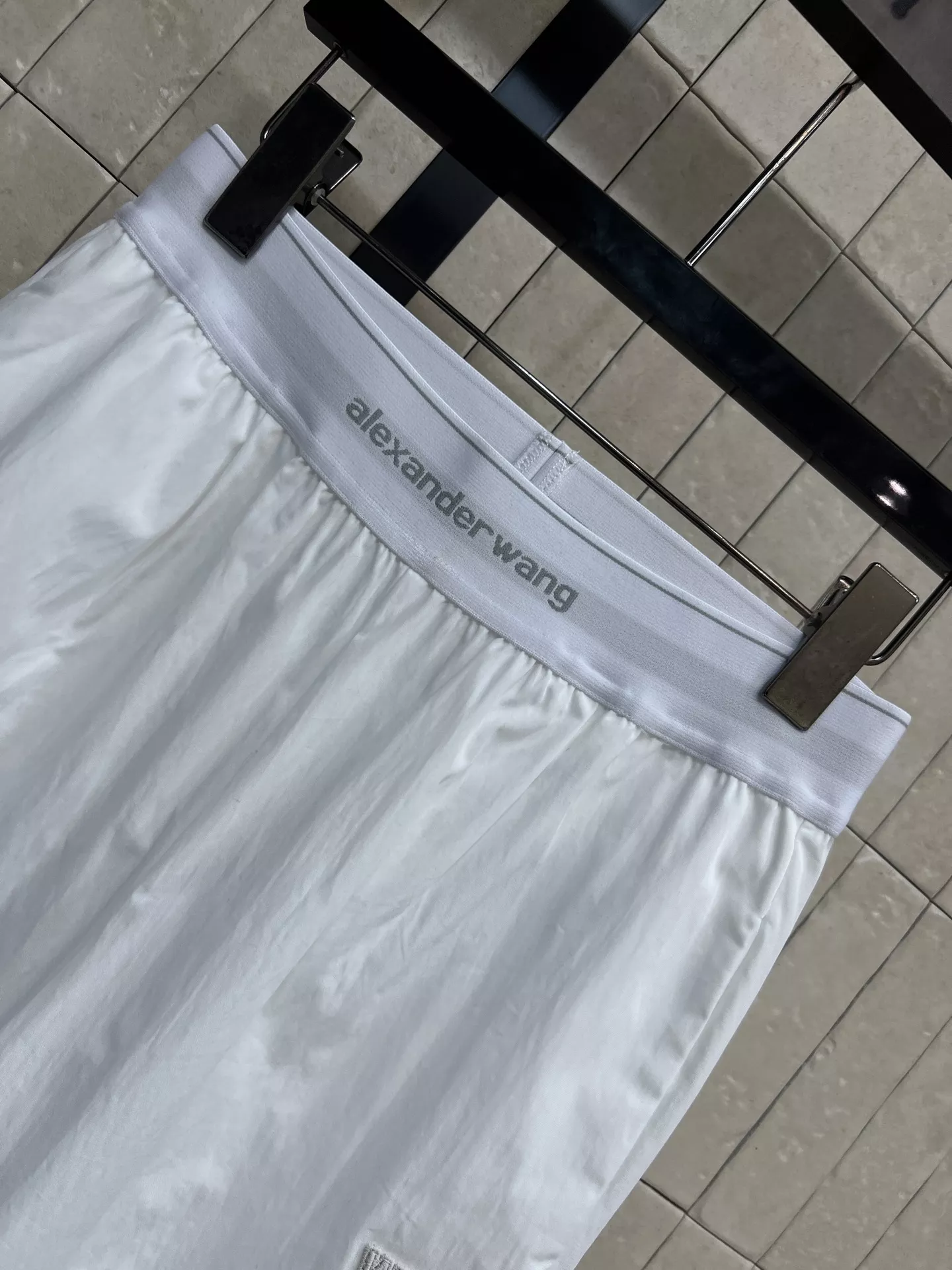 알렉산더왕 로고 밴딩 와이드 팬츠 상세 이미지 2