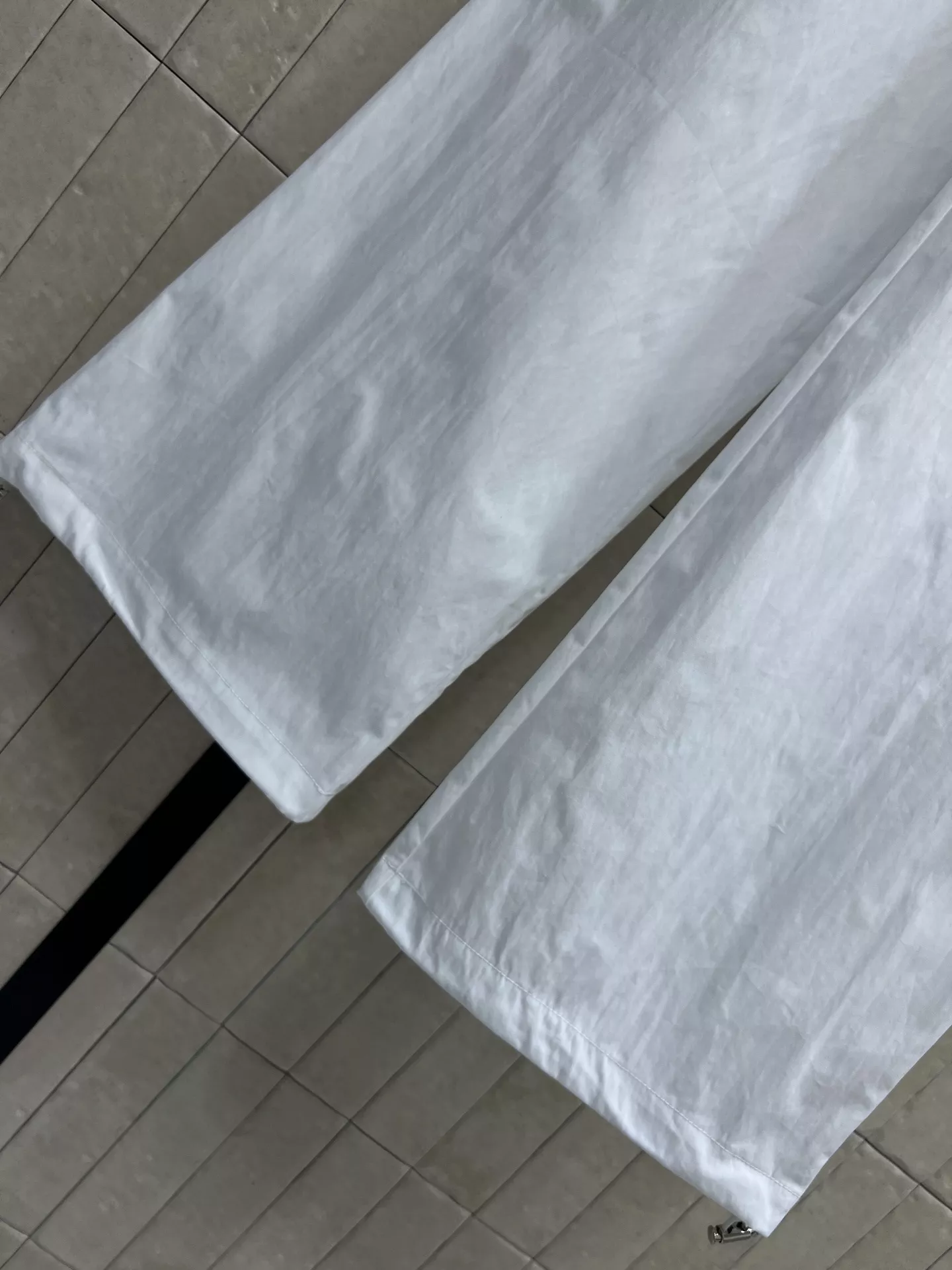알렉산더왕 로고 밴딩 와이드 팬츠 상세 이미지 3