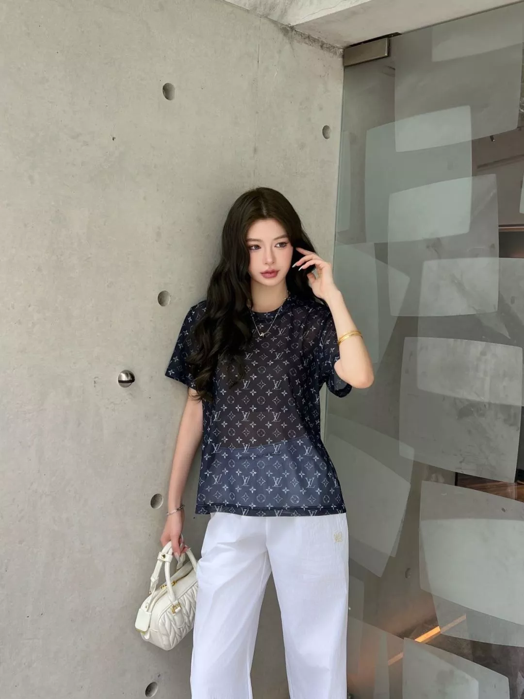알렉산더왕 로고 밴딩 와이드 팬츠 상세 이미지 24