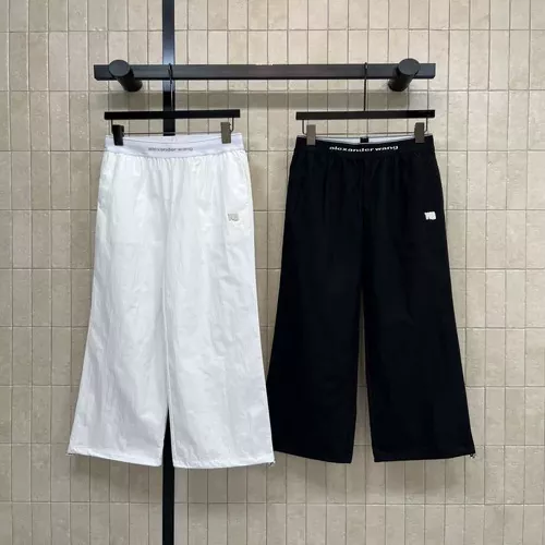 알렉산더왕 로고 밴딩 와이드 팬츠