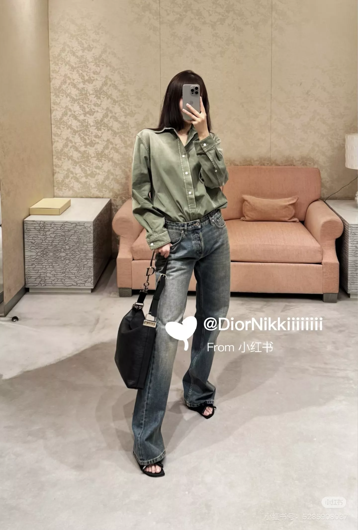 디올 클래식 카라 데님 셔츠 상세 이미지 31