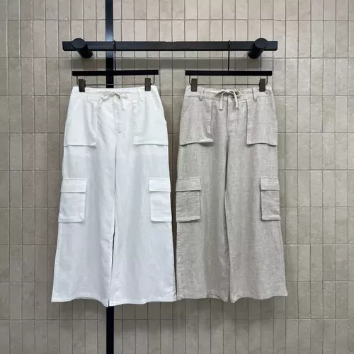 노브랜드 린넨 혼방 와이드 카고 팬츠