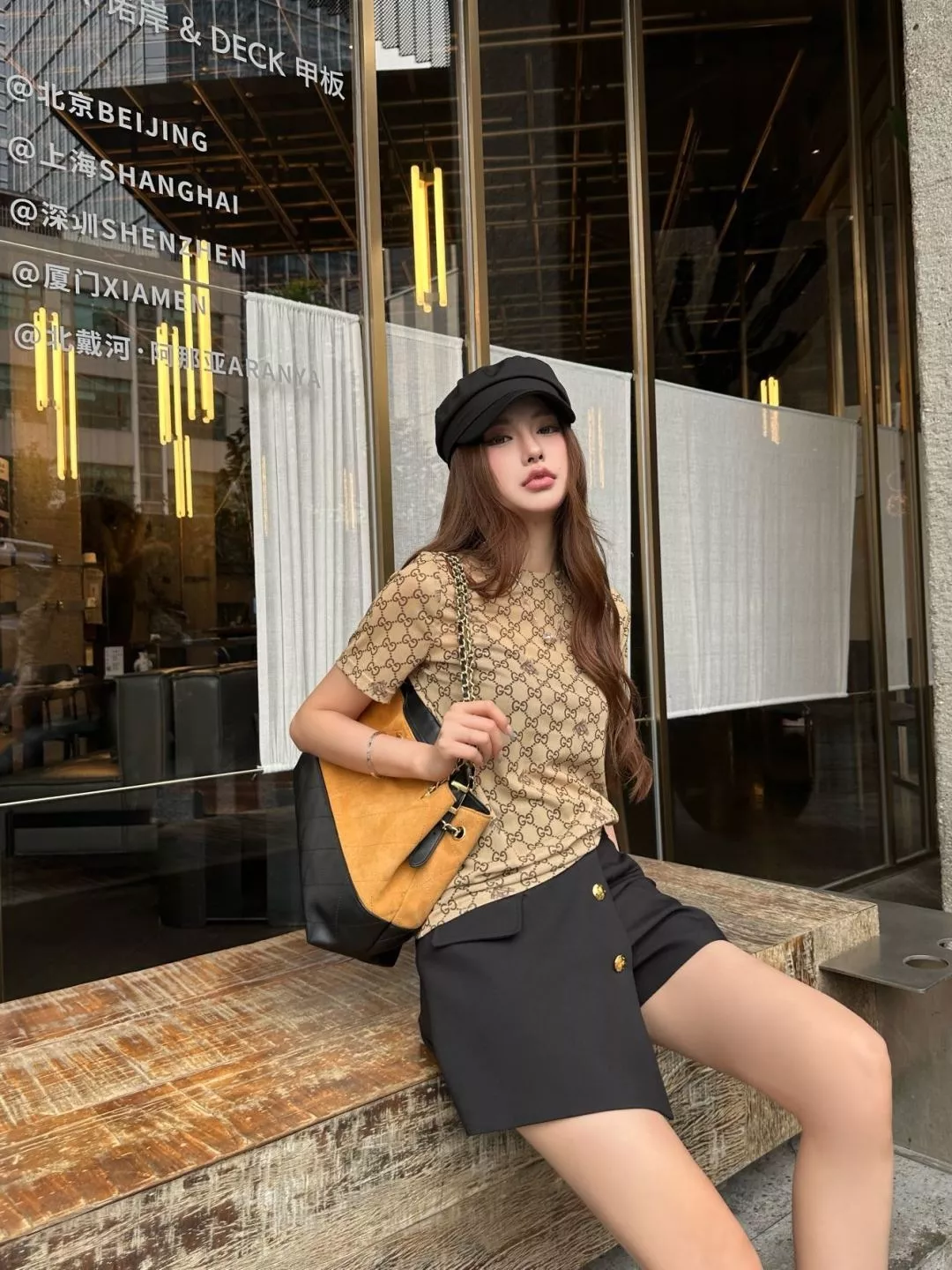 구찌 GG 자카드 반소매 티셔츠 상세 이미지 18