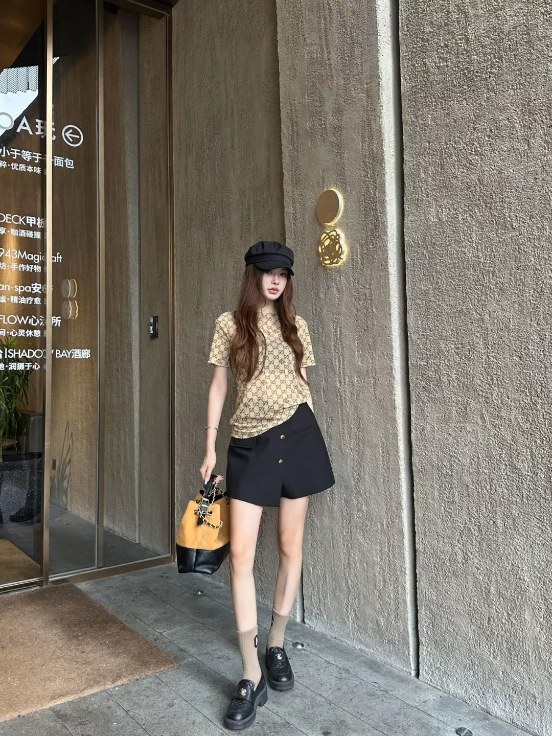 구찌 GG 자카드 반소매 티셔츠 상세 이미지 11