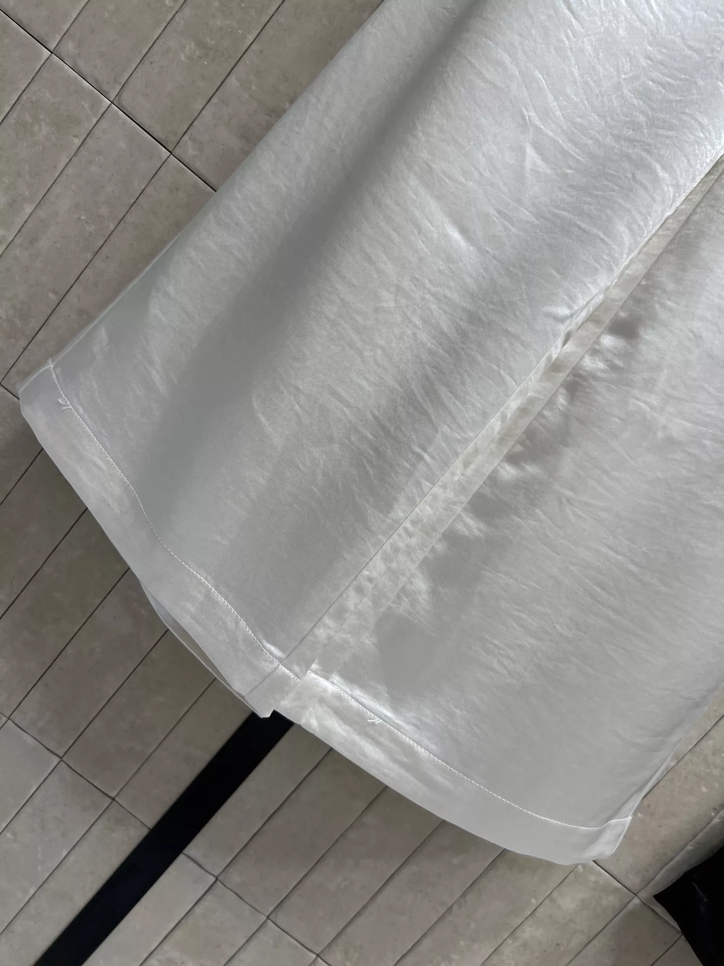 샤넬 하이웨이스트 와이드 팬츠 상세 이미지 3