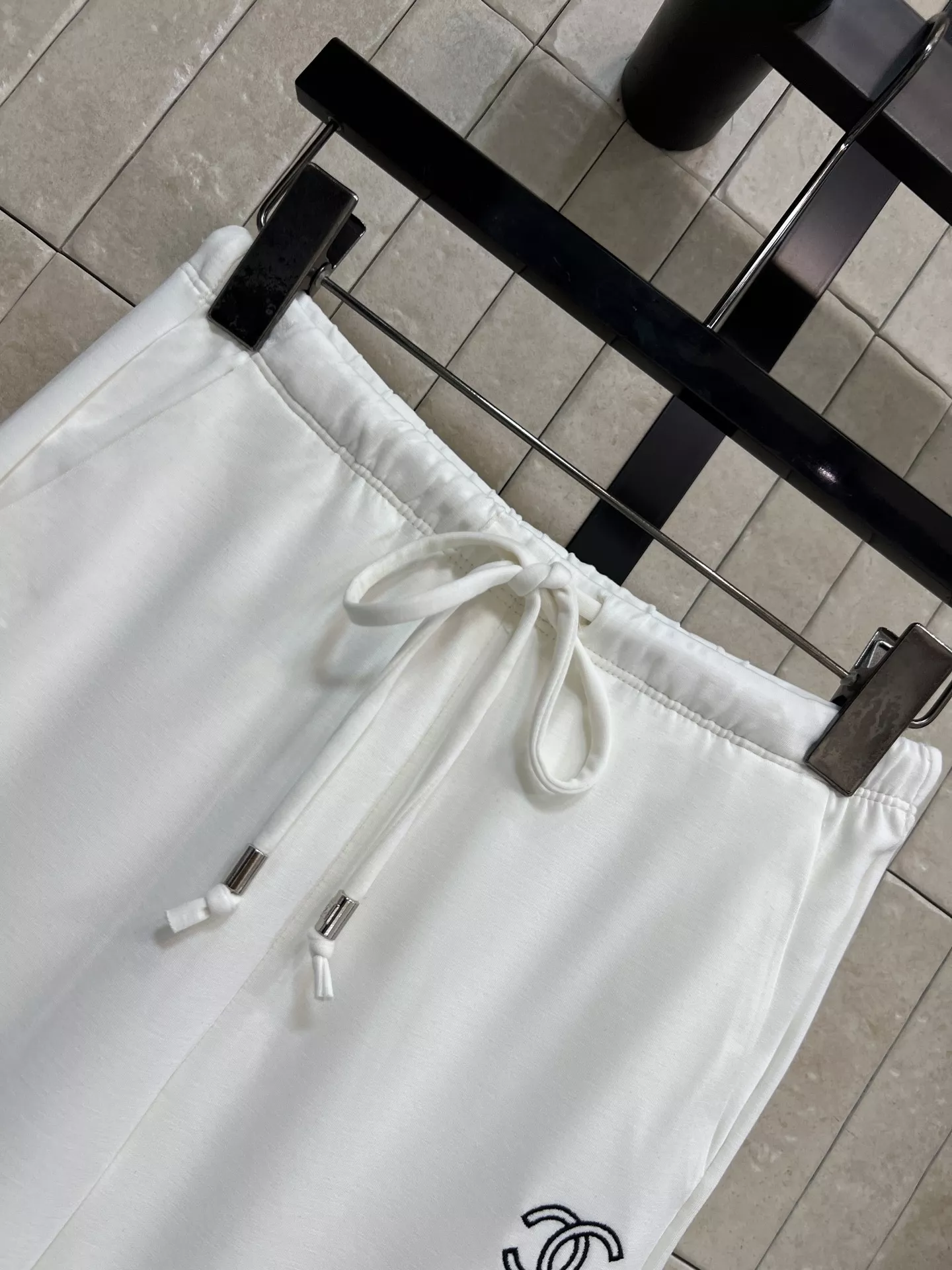 샤넬 와이드 밴딩 팬츠 상세 이미지 2