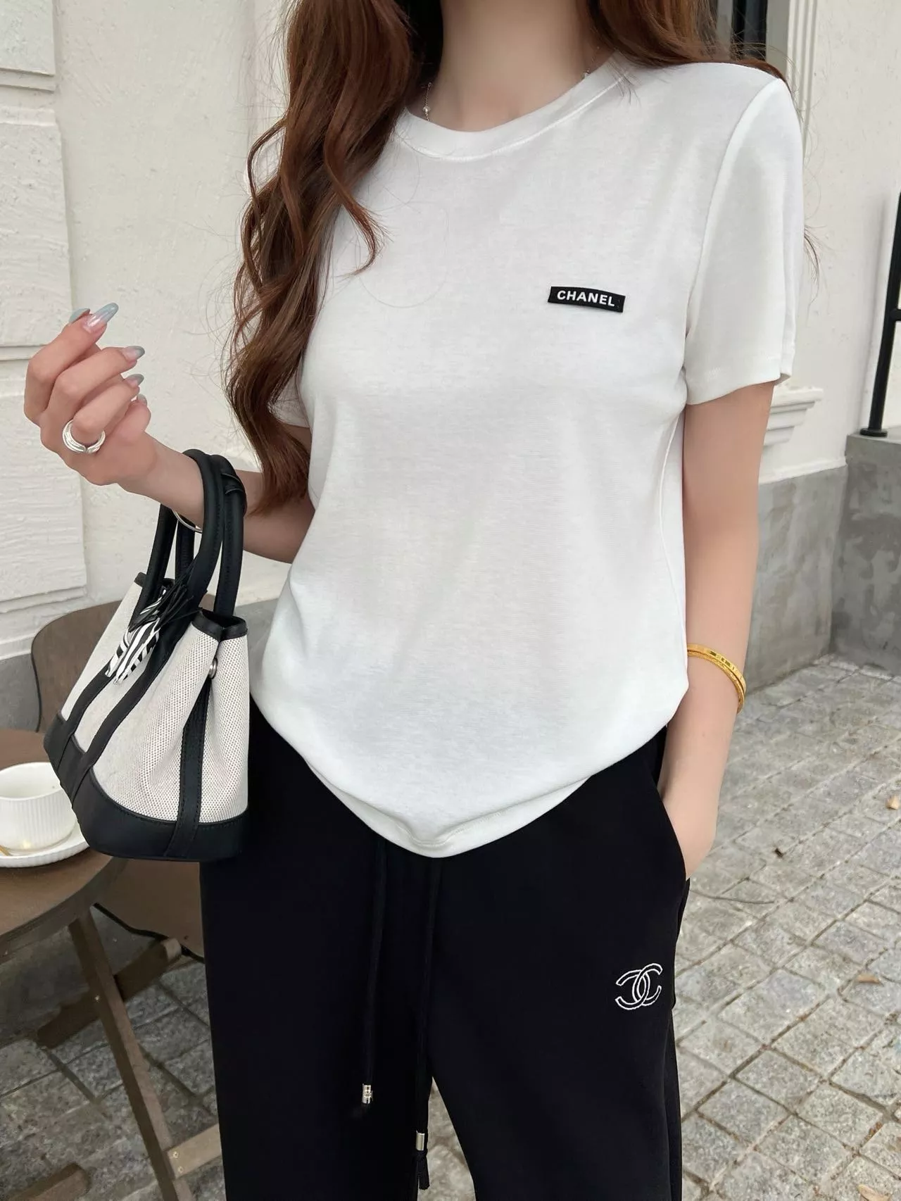 샤넬 와이드 밴딩 팬츠 상세 이미지 19