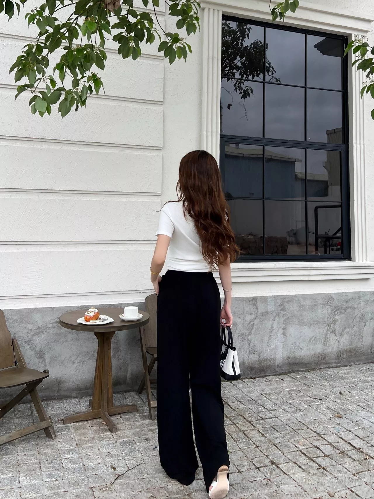 샤넬 와이드 밴딩 팬츠 상세 이미지 18