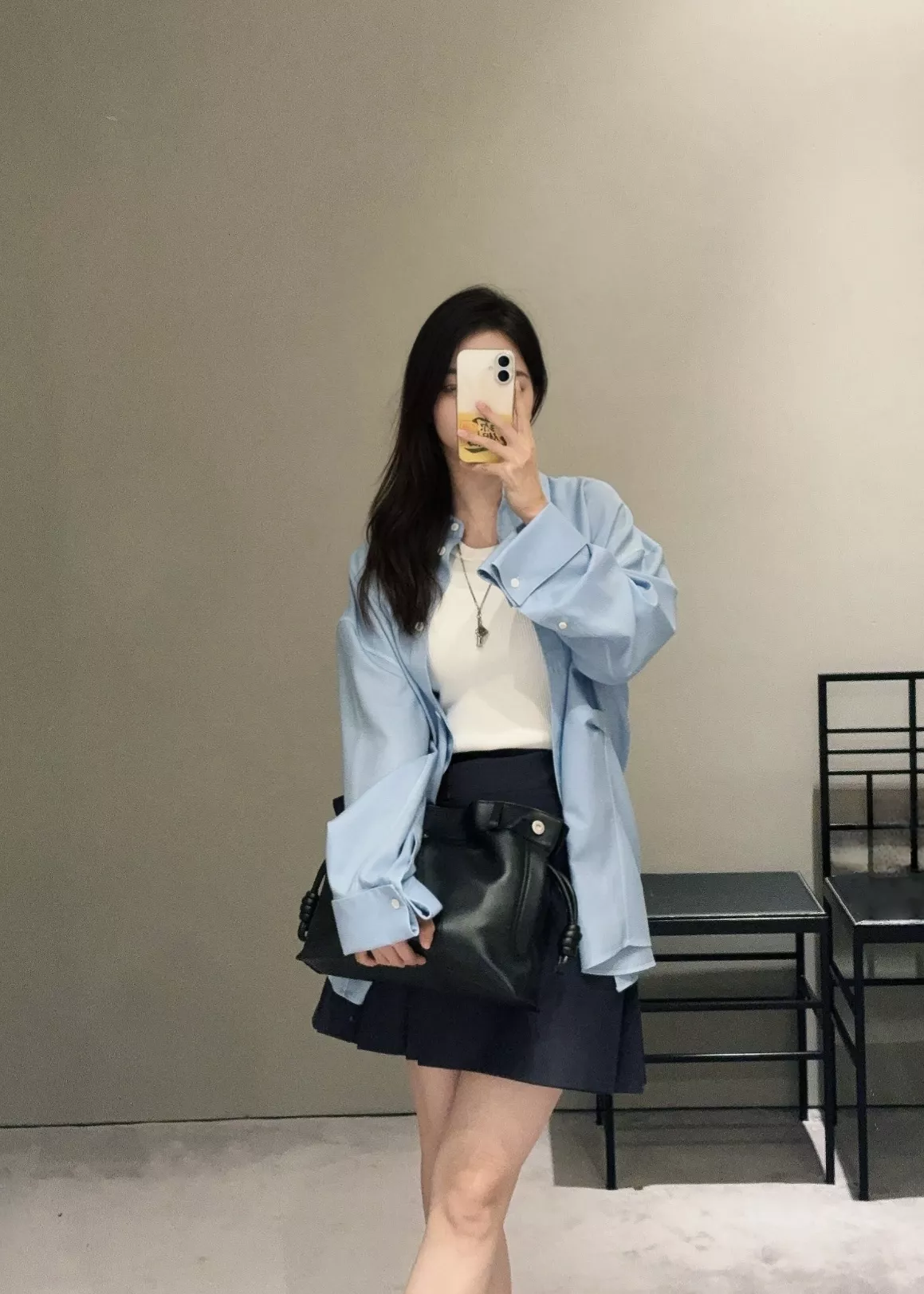 로에베 하이웨이스트 플리츠 스커트 상세 이미지 84