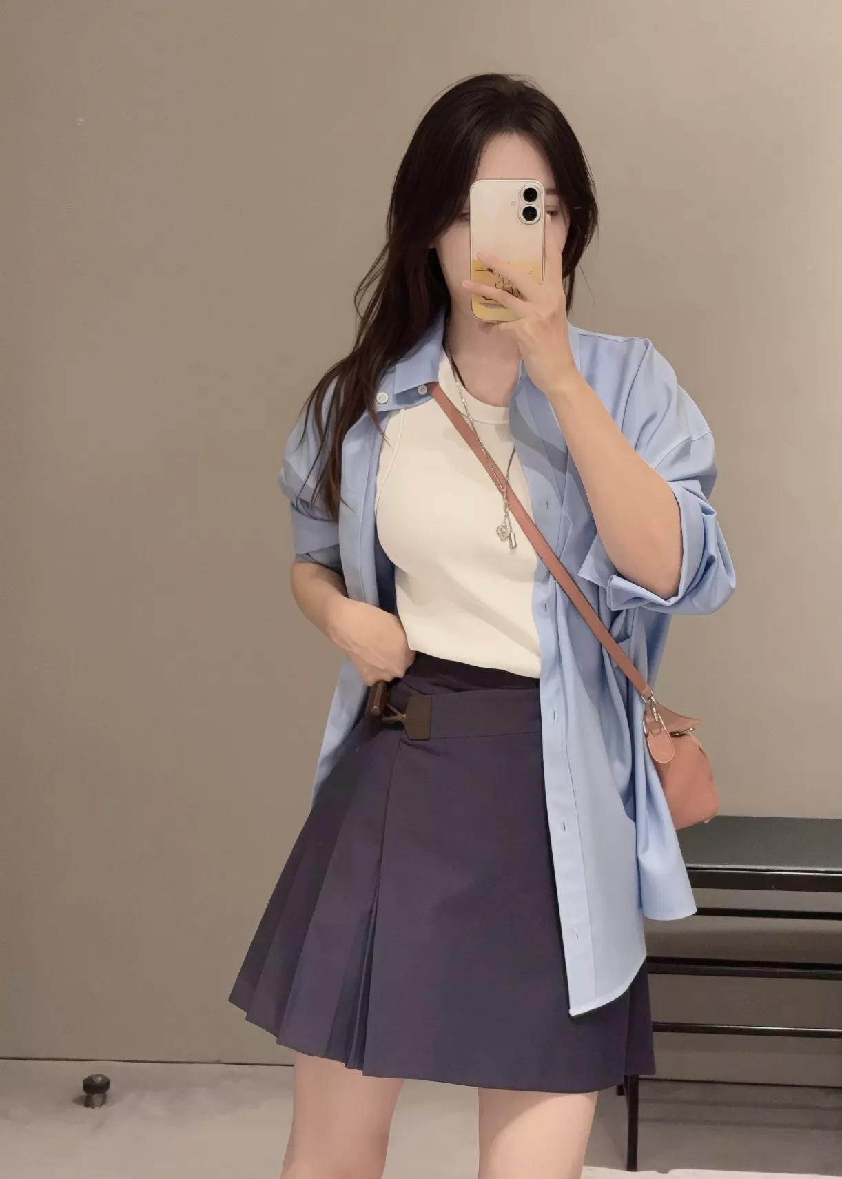 로에베 하이웨이스트 플리츠 스커트 상세 이미지 77