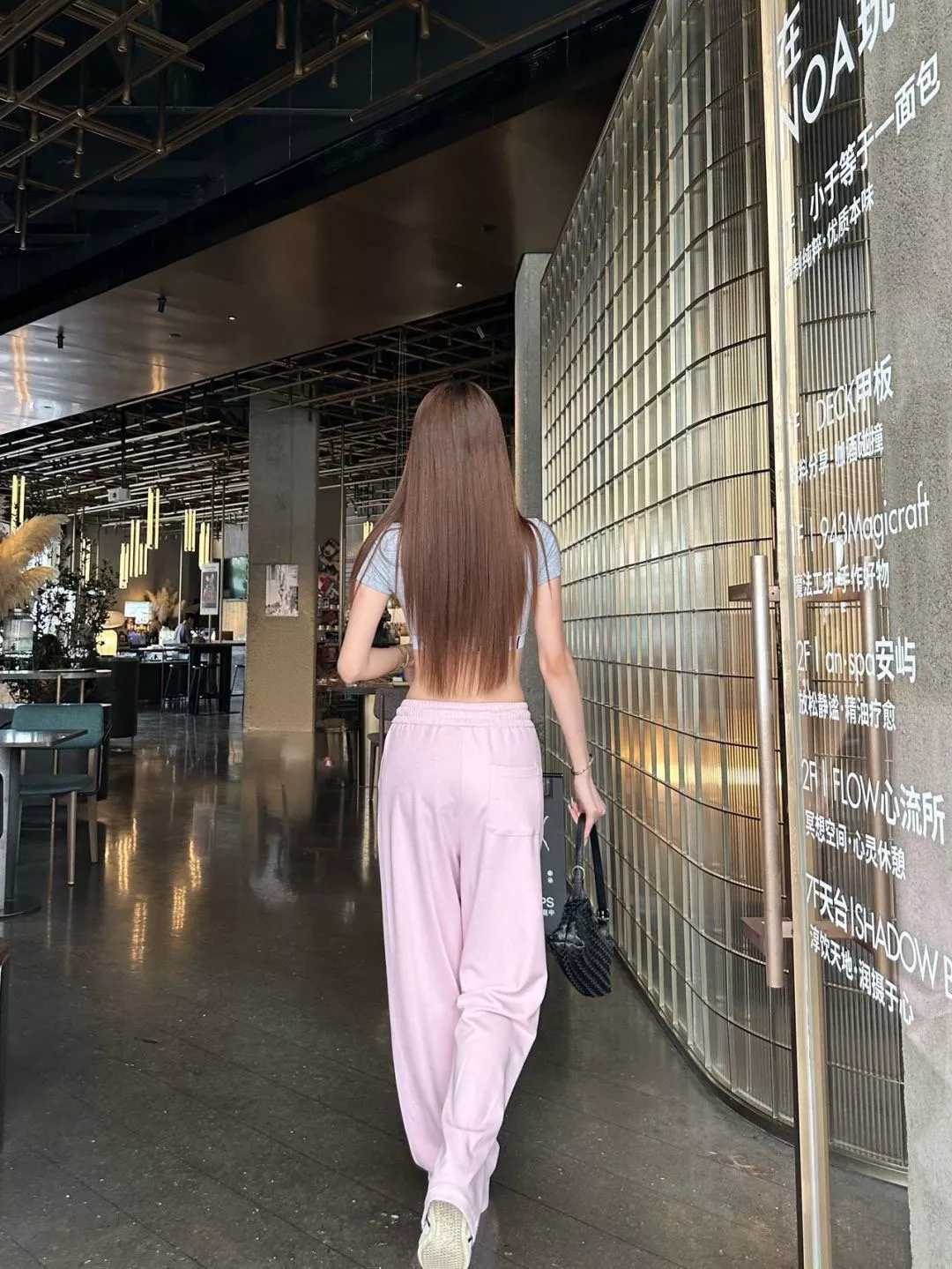 샤넬 하트 자수 와이드 팬츠 상세 이미지 18