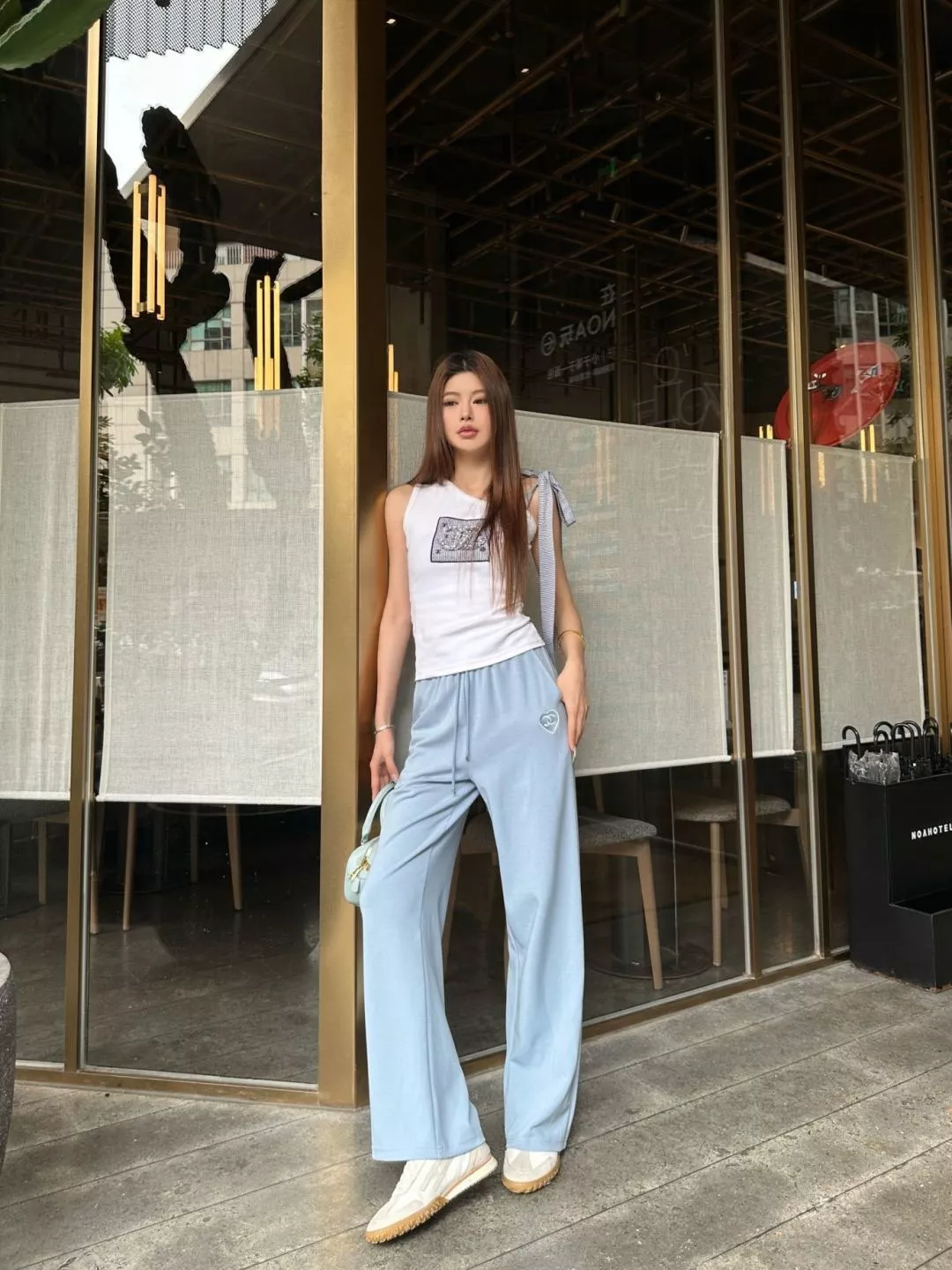 샤넬 하트 자수 와이드 팬츠 상세 이미지 27