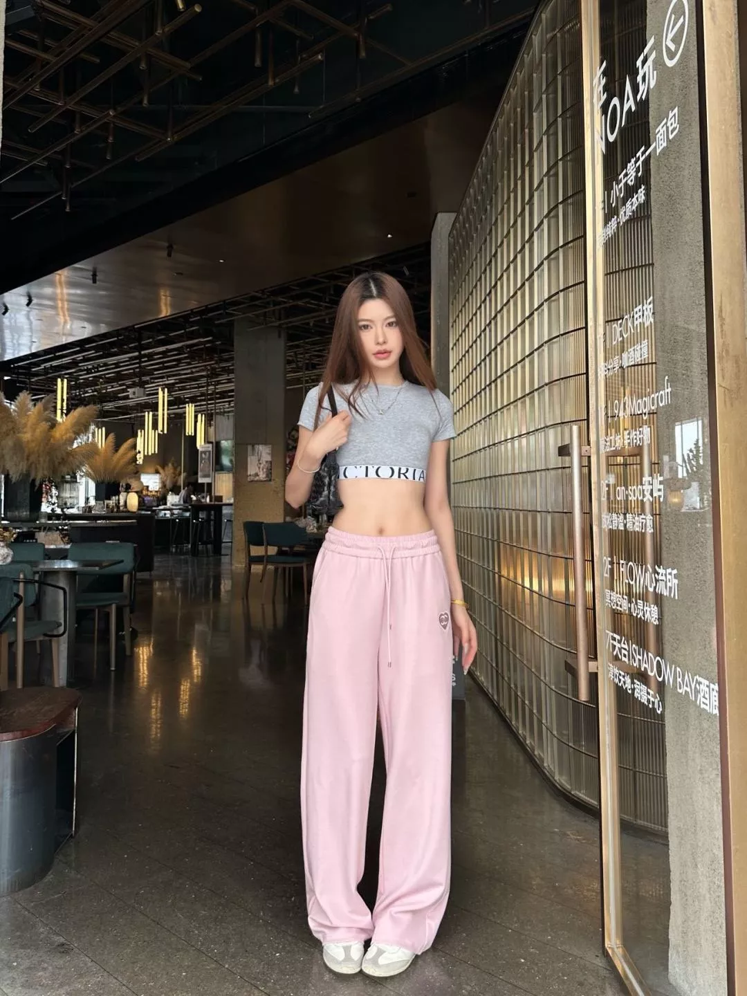 샤넬 하트 자수 와이드 팬츠 상세 이미지 15