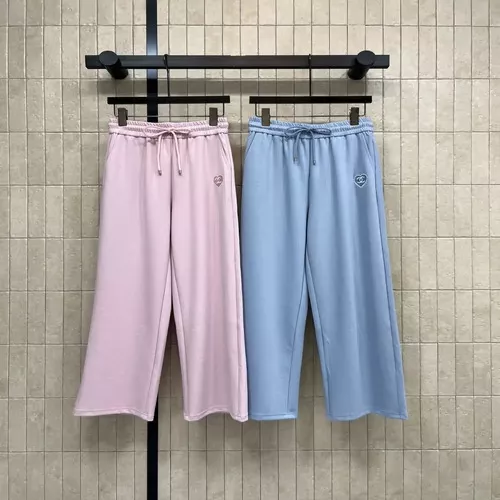 샤넬 하트 자수 와이드 팬츠
