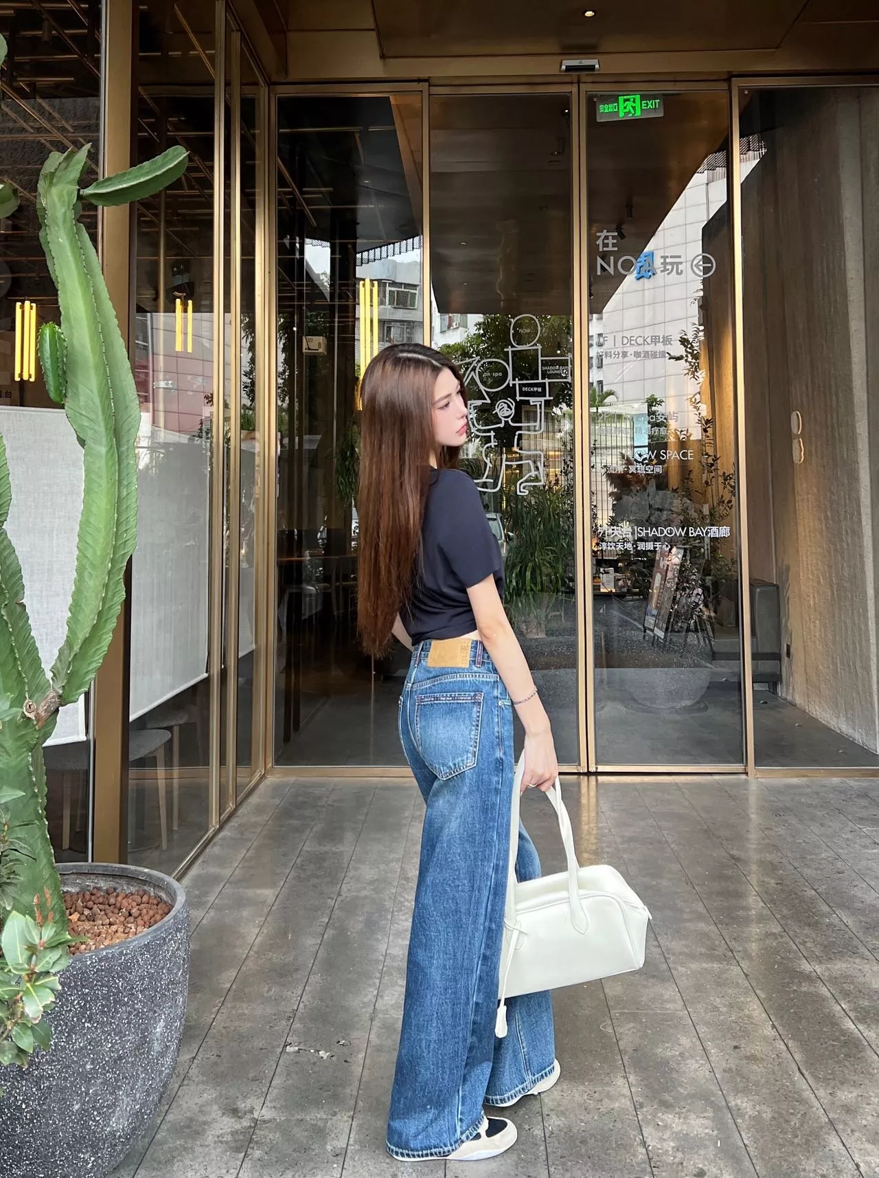 메종마르지엘라 하이웨이스트 와이드 데님 팬츠 상세 이미지 15