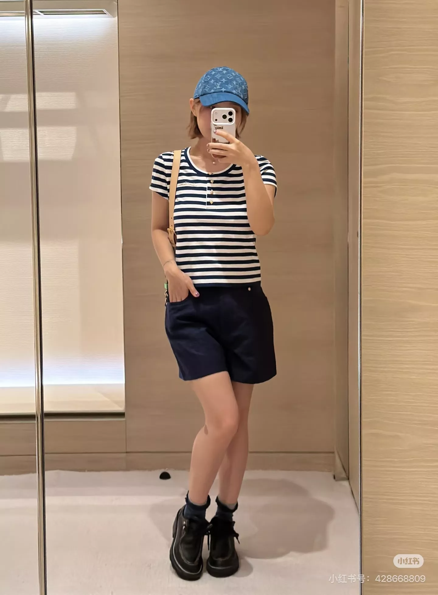 루이비통 자카드 모노그램 데님 쇼츠 상세 이미지 20