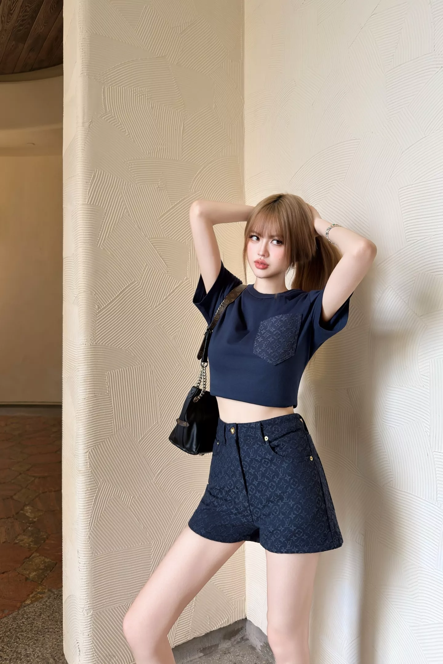 루이비통 자카드 모노그램 데님 쇼츠 상세 이미지 28