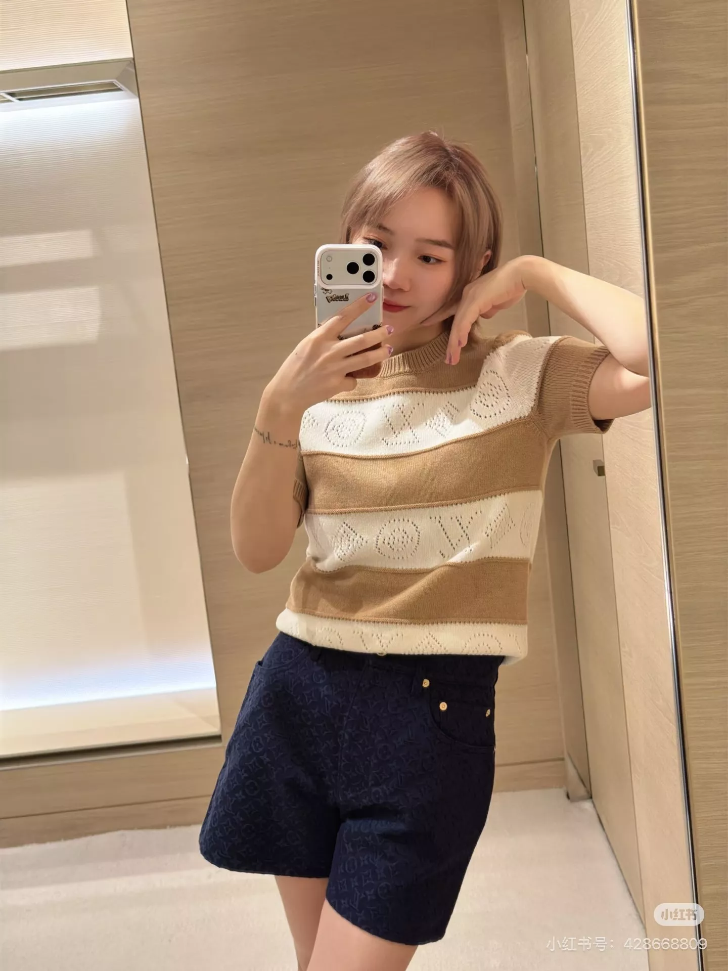 루이비통 자카드 모노그램 데님 쇼츠 상세 이미지 23