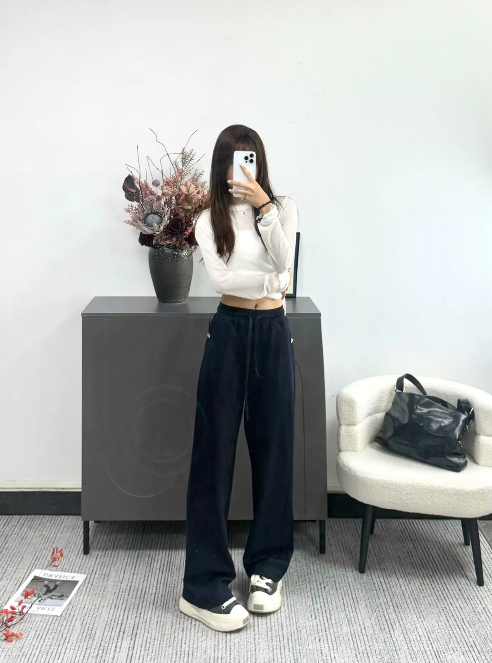 노브랜드 와이드 스트링 밴딩 팬츠 상세 이미지 18