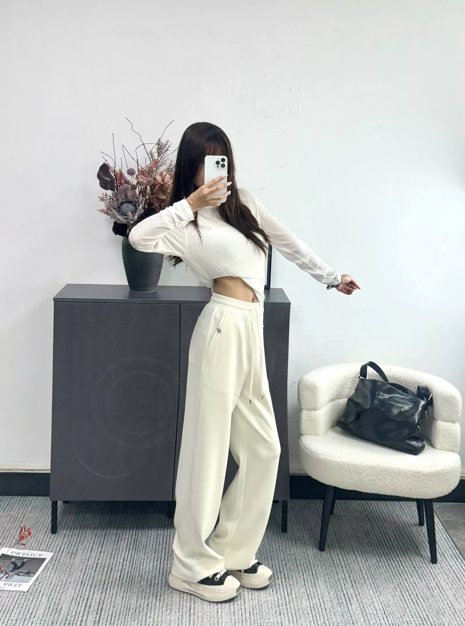 노브랜드 와이드 스트링 밴딩 팬츠 상세 이미지 26