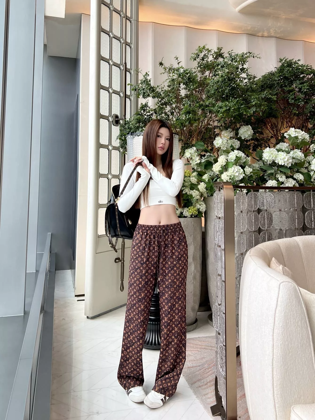 루이비통 모노그램 와이드 팬츠 상세 이미지 18