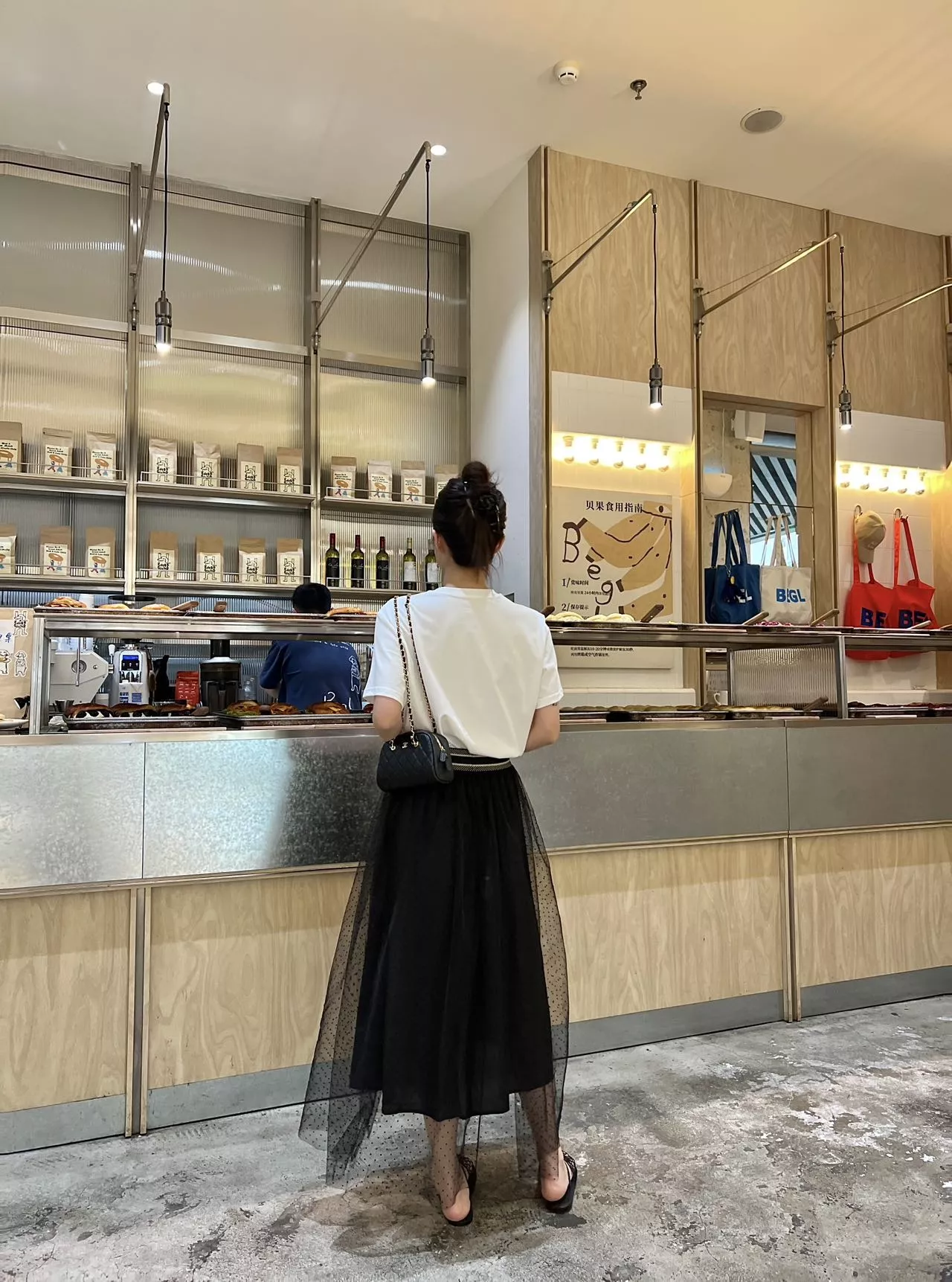 디올 도트 이중 망사 스커트 상세 이미지 15