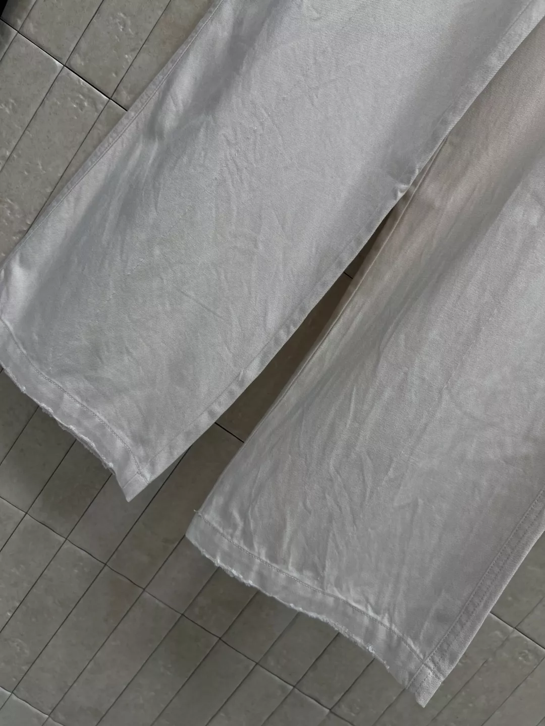 로에베 자수 포켓 하이웨이스트 와이드 팬츠 상세 이미지 6
