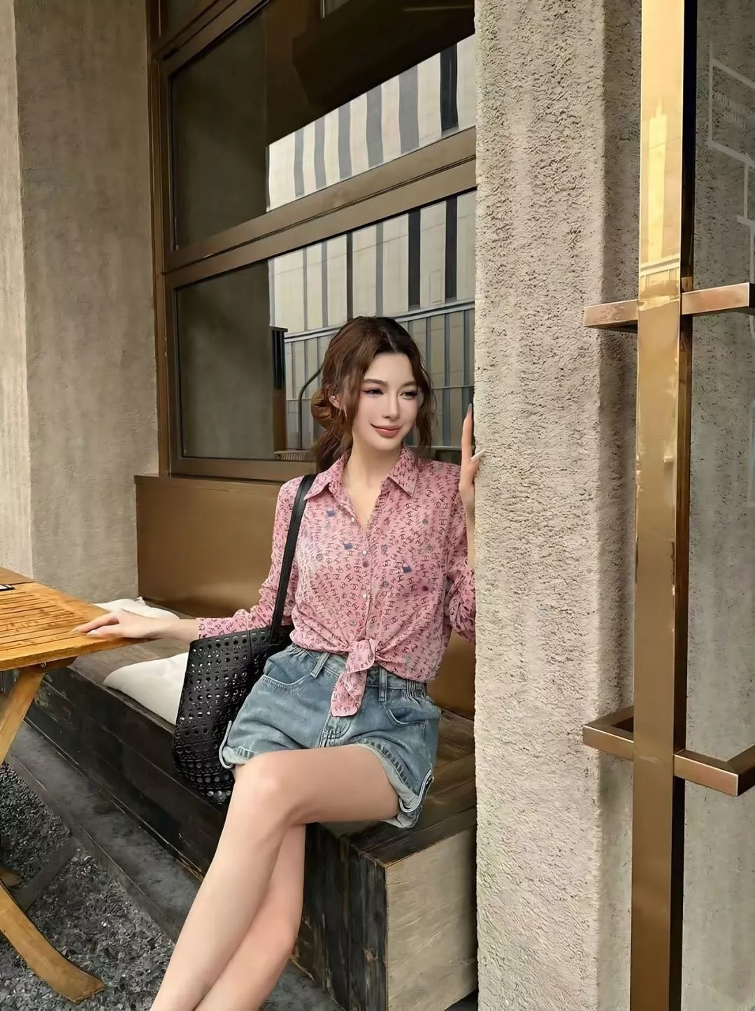 샤넬 잔꽃 프린트 롱슬리브 셔츠 상세 이미지 19