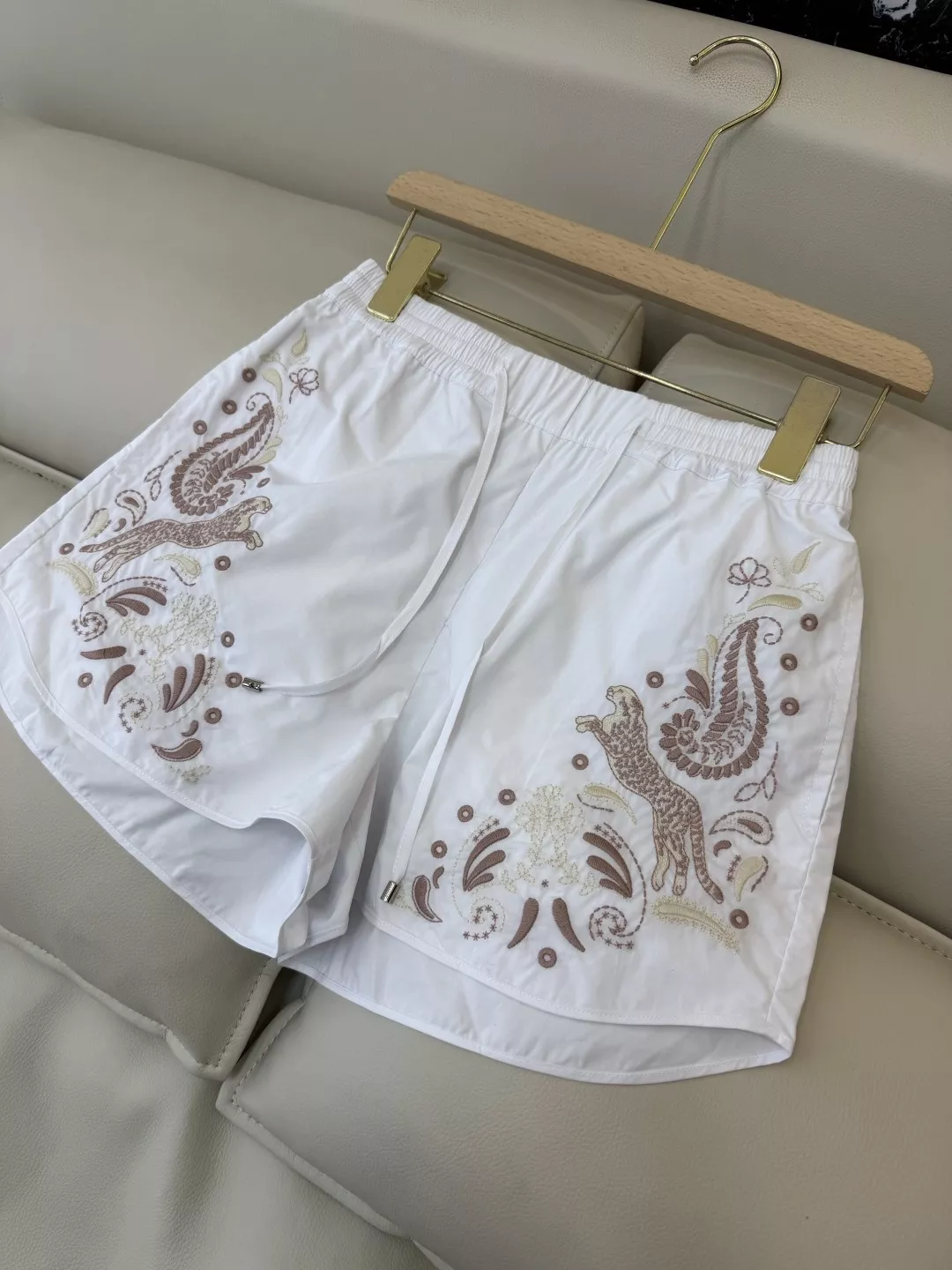 짐머만 자수 블라우스 반바지 세트 상세 이미지 7