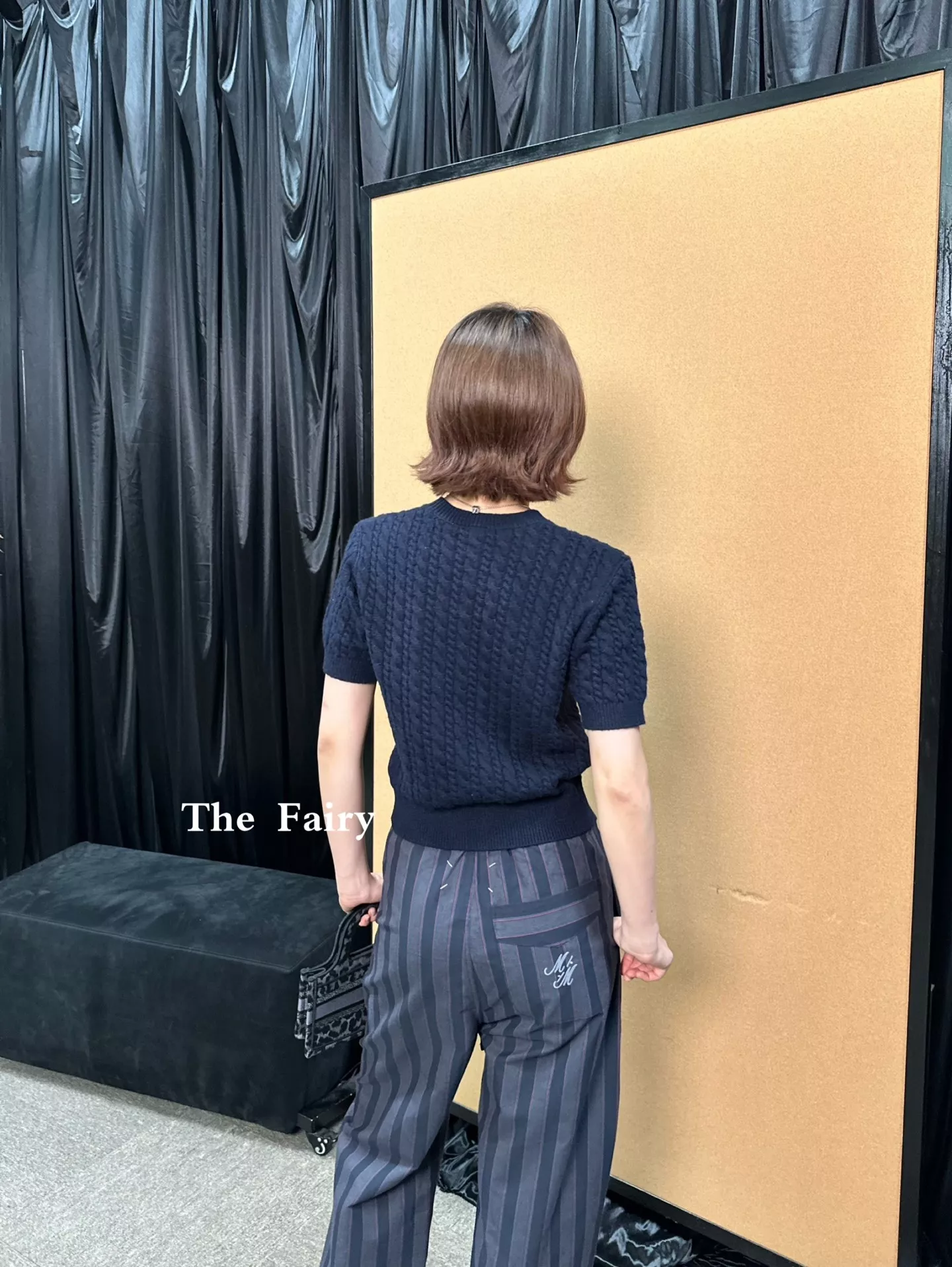 메종마르지엘라 스트라이프 코튼 밴딩 팬츠 상세 이미지 17