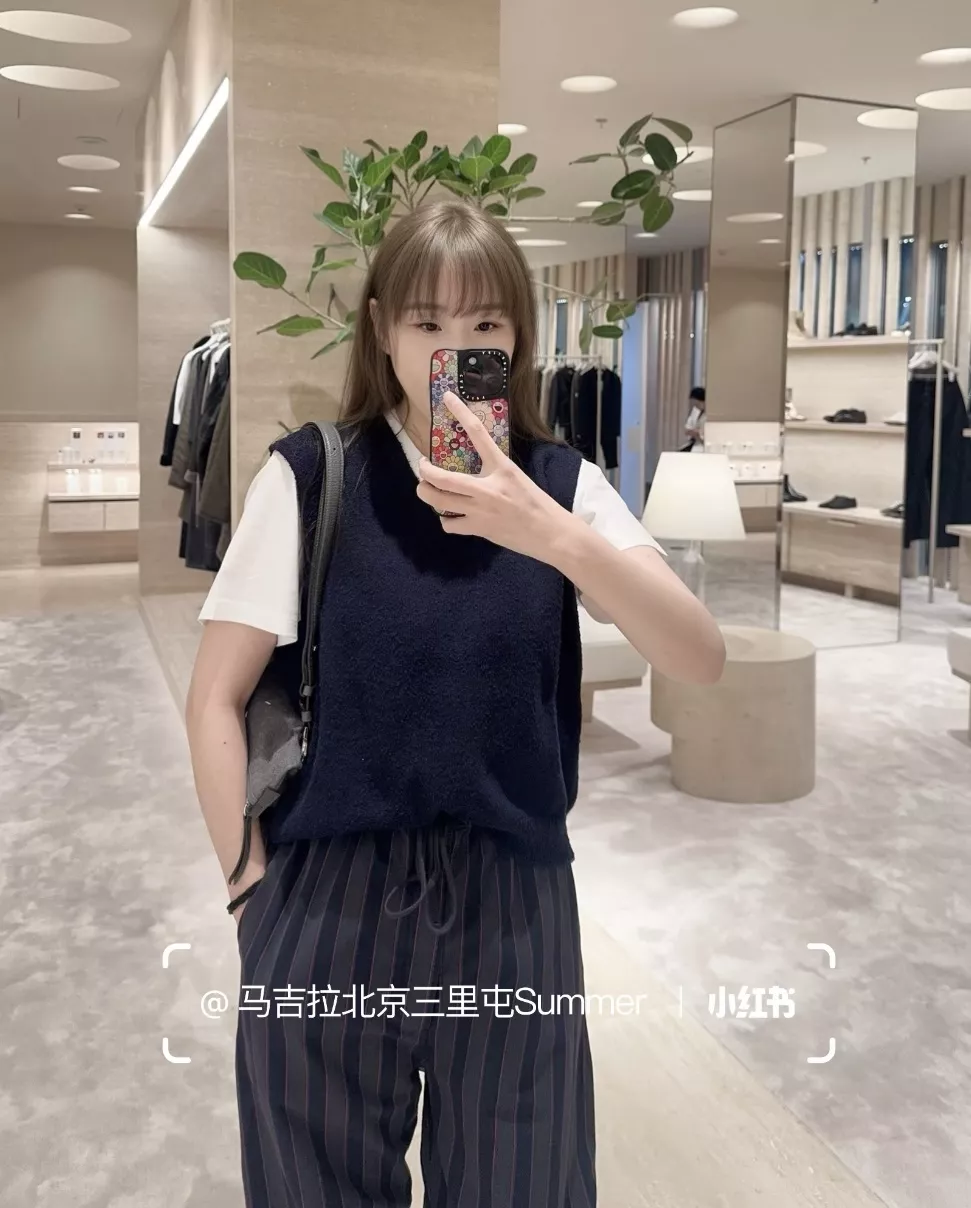 메종마르지엘라 스트라이프 코튼 밴딩 팬츠 상세 이미지 40