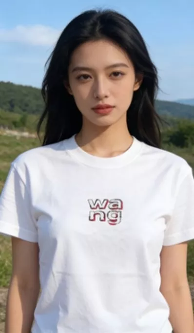 알렉산더왕 레터 자수 오버핏 반팔 티셔츠 상세 이미지 12
