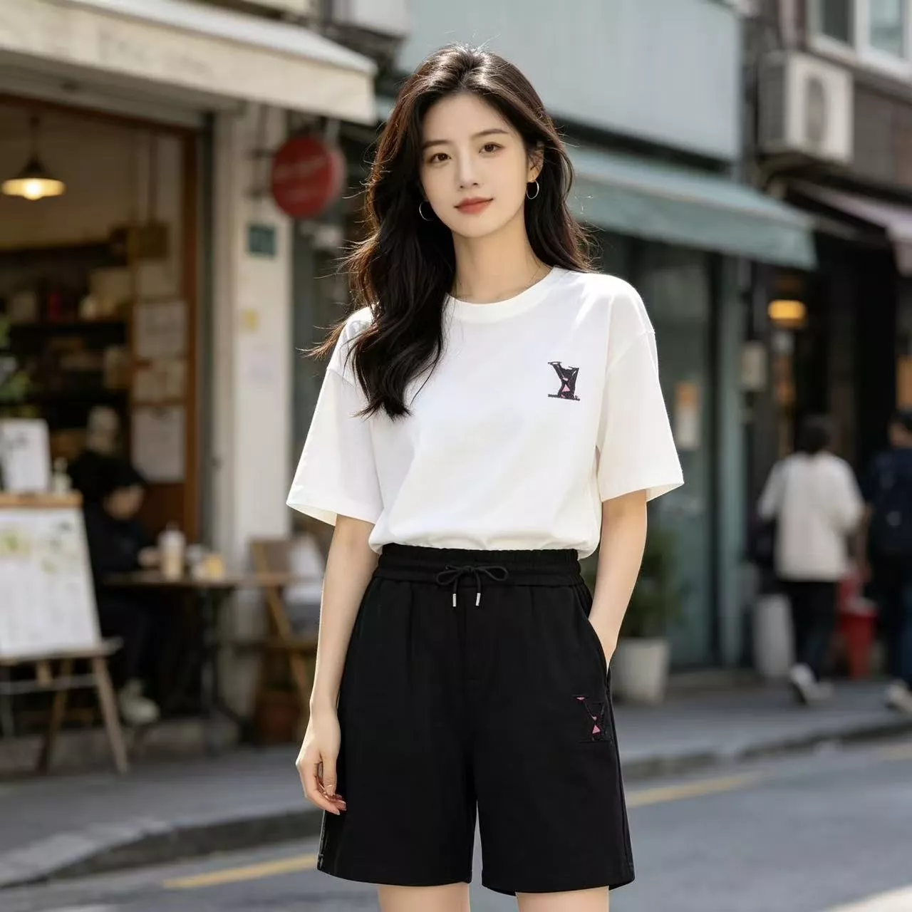 루이비통 레이저 컷 로고 쇼츠 상세 이미지 15