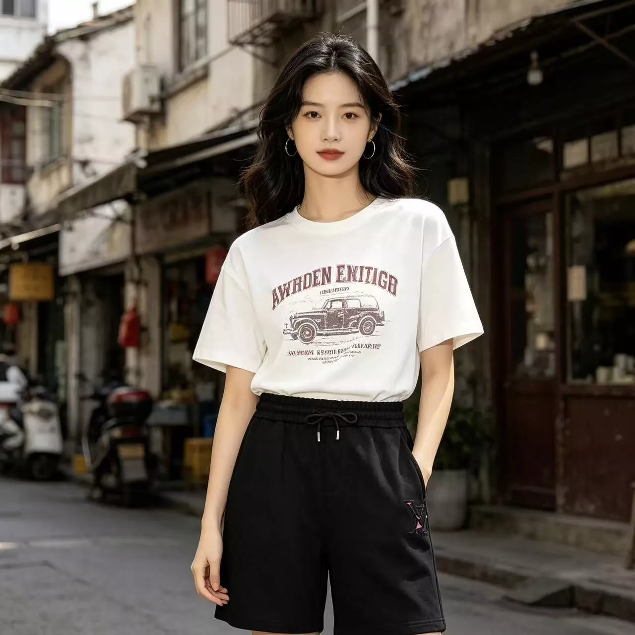 루이비통 레이저 컷 로고 쇼츠 상세 이미지 13