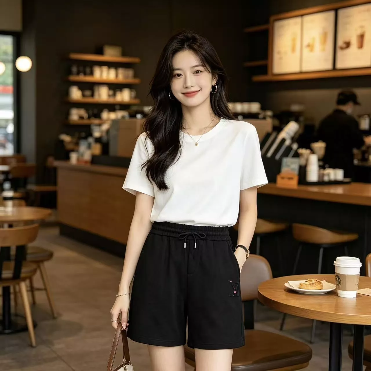 루이비통 레이저 컷 로고 쇼츠 상세 이미지 12