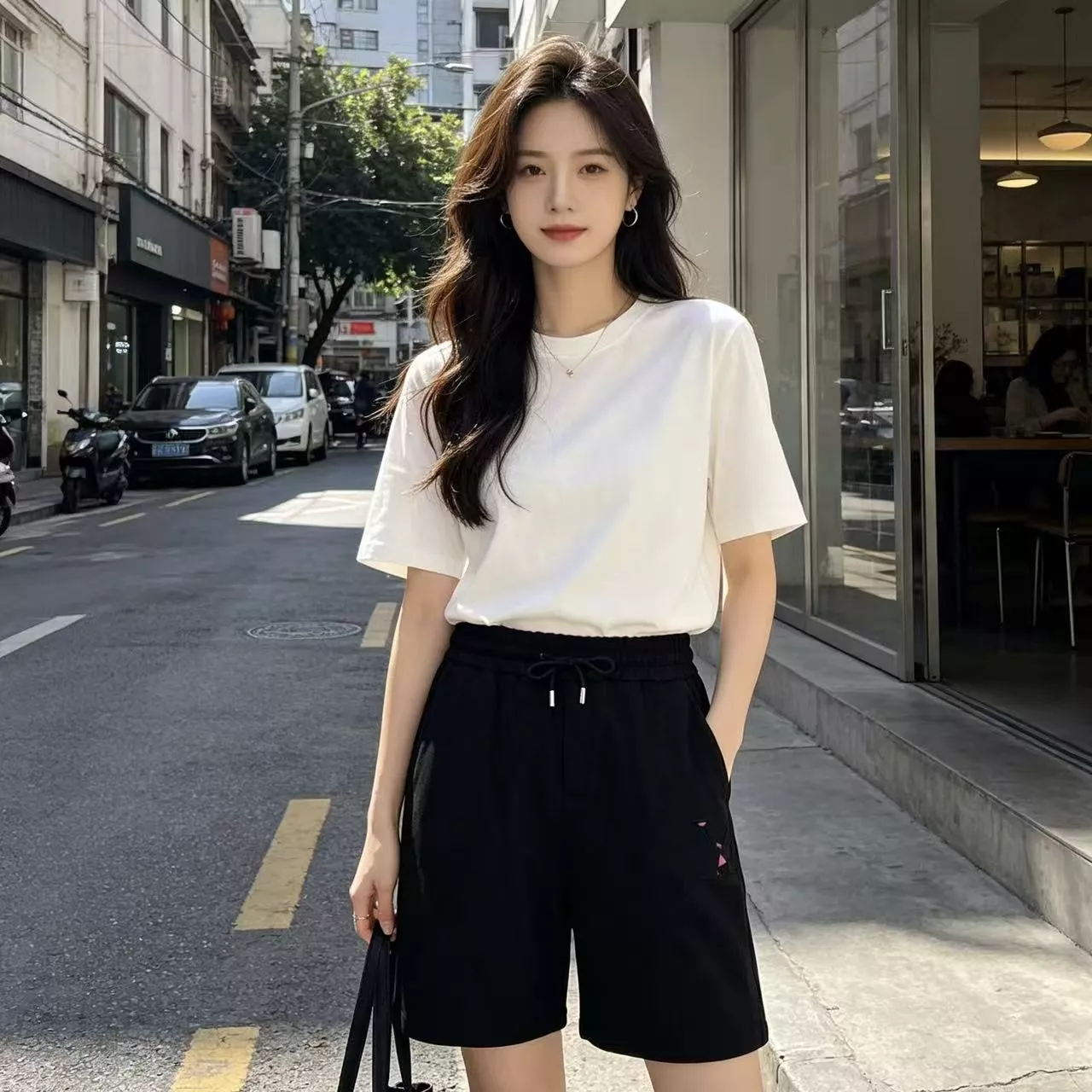 루이비통 레이저 컷 로고 쇼츠 상세 이미지 11