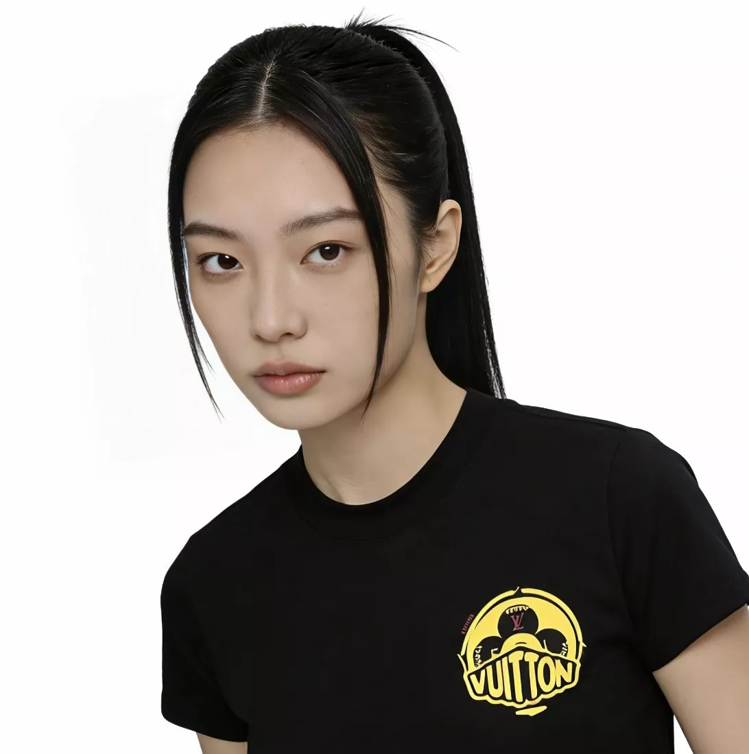 루이비통 전후면 로고 프린트 반소매 상세 이미지 14